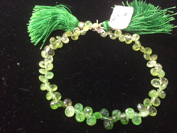 Tsavorite Pears Faceted