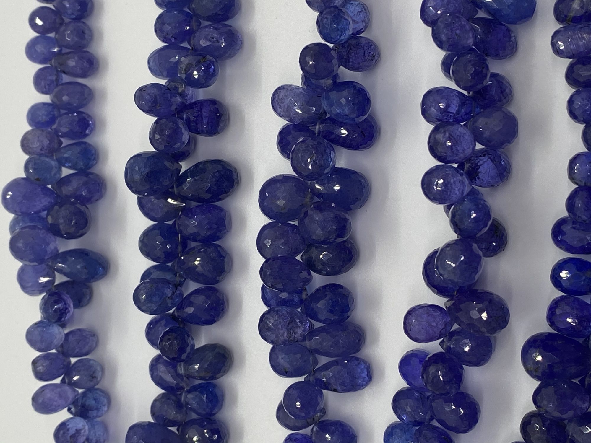 Tanzanite Drops Faceted