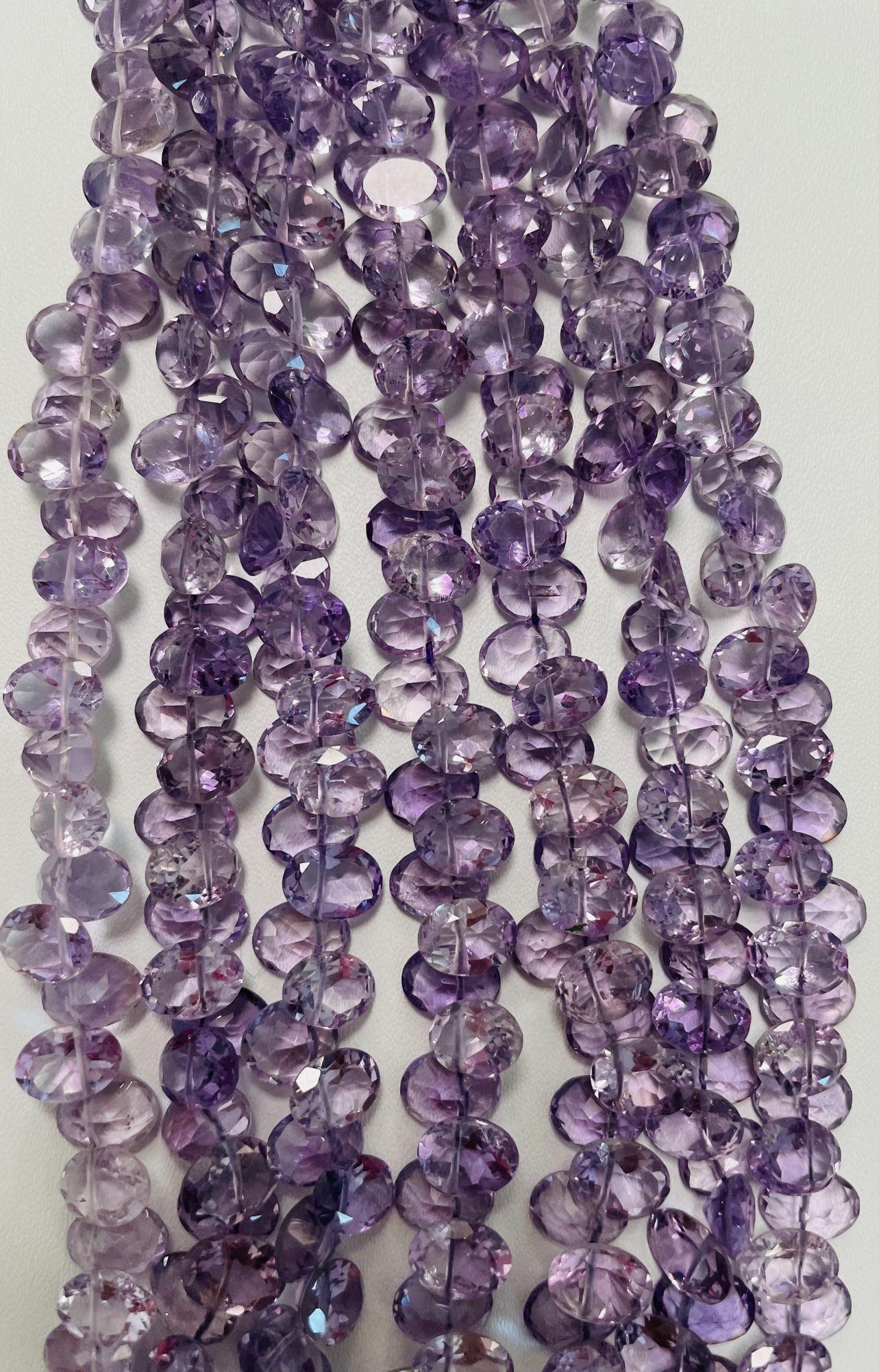Purple Amethyst Oval Faceted