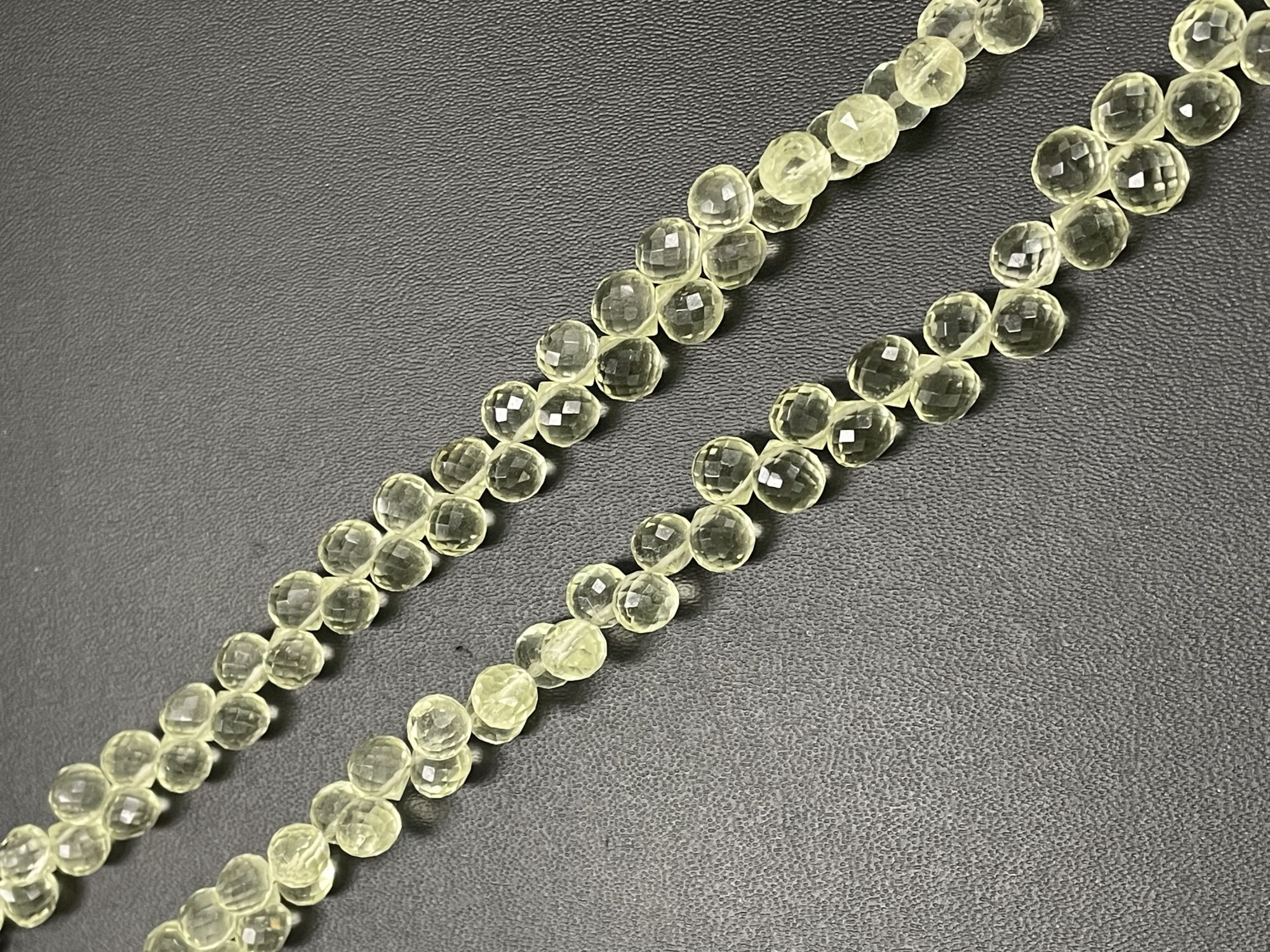 Lemon Quartz Onion Faceted