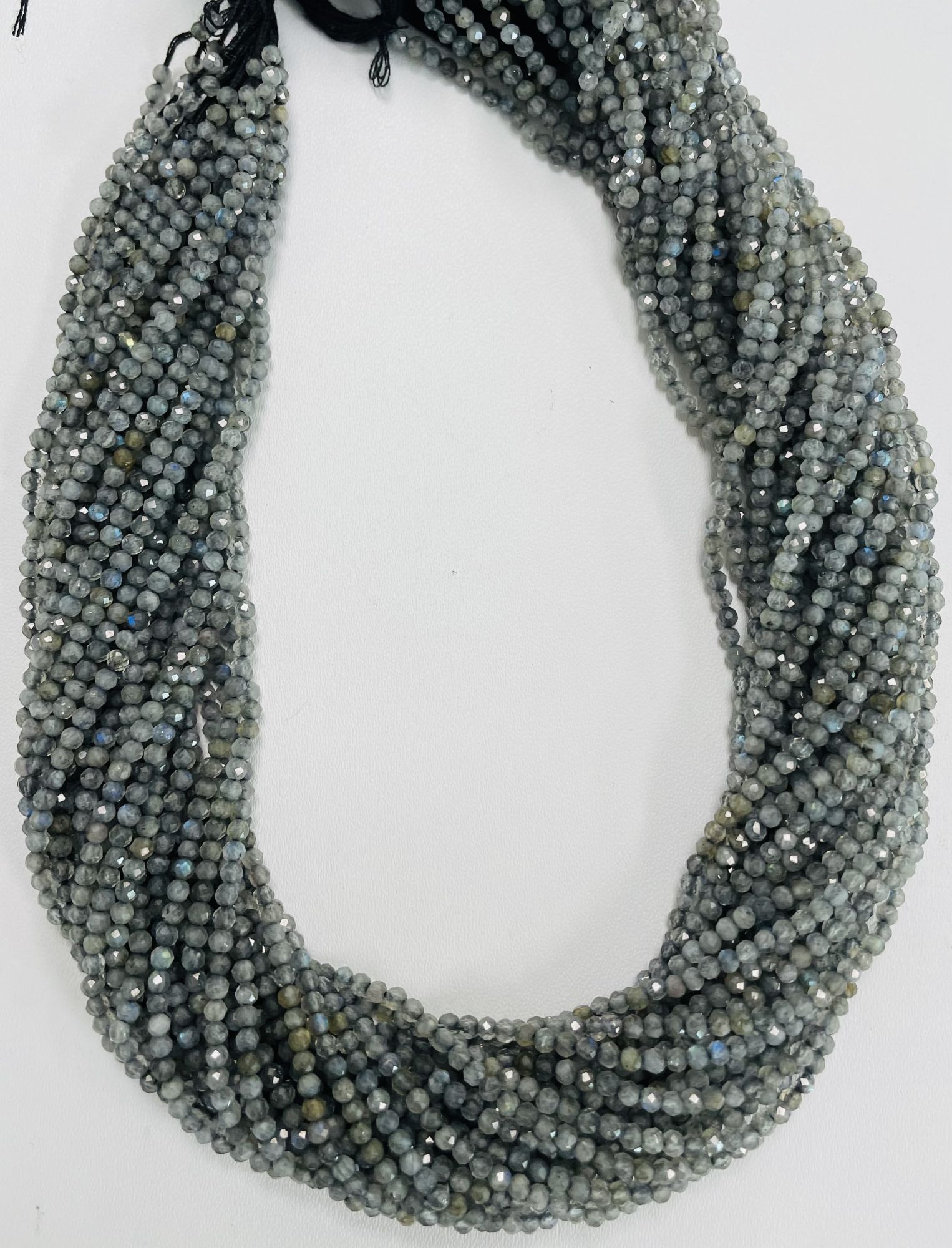 Labradorite Rondelle Faceted