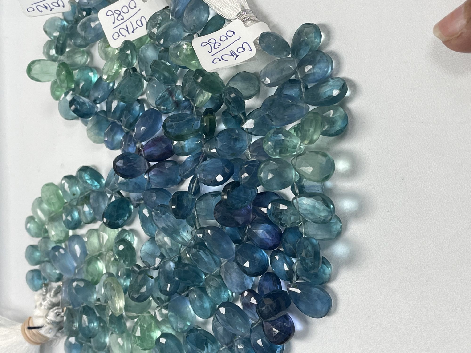 Fluorite Pear Faceted