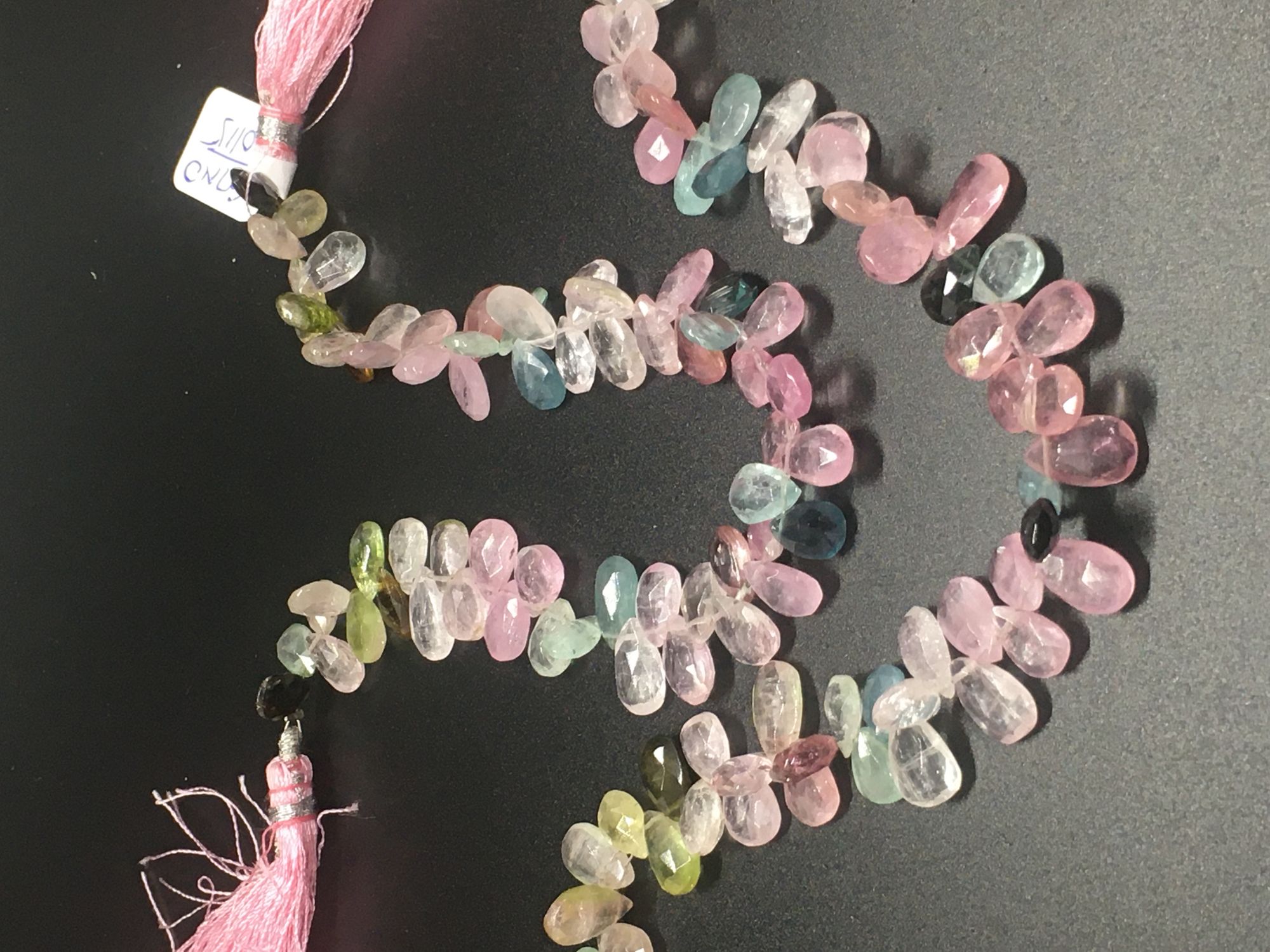 Tourmaline Pears Faceted