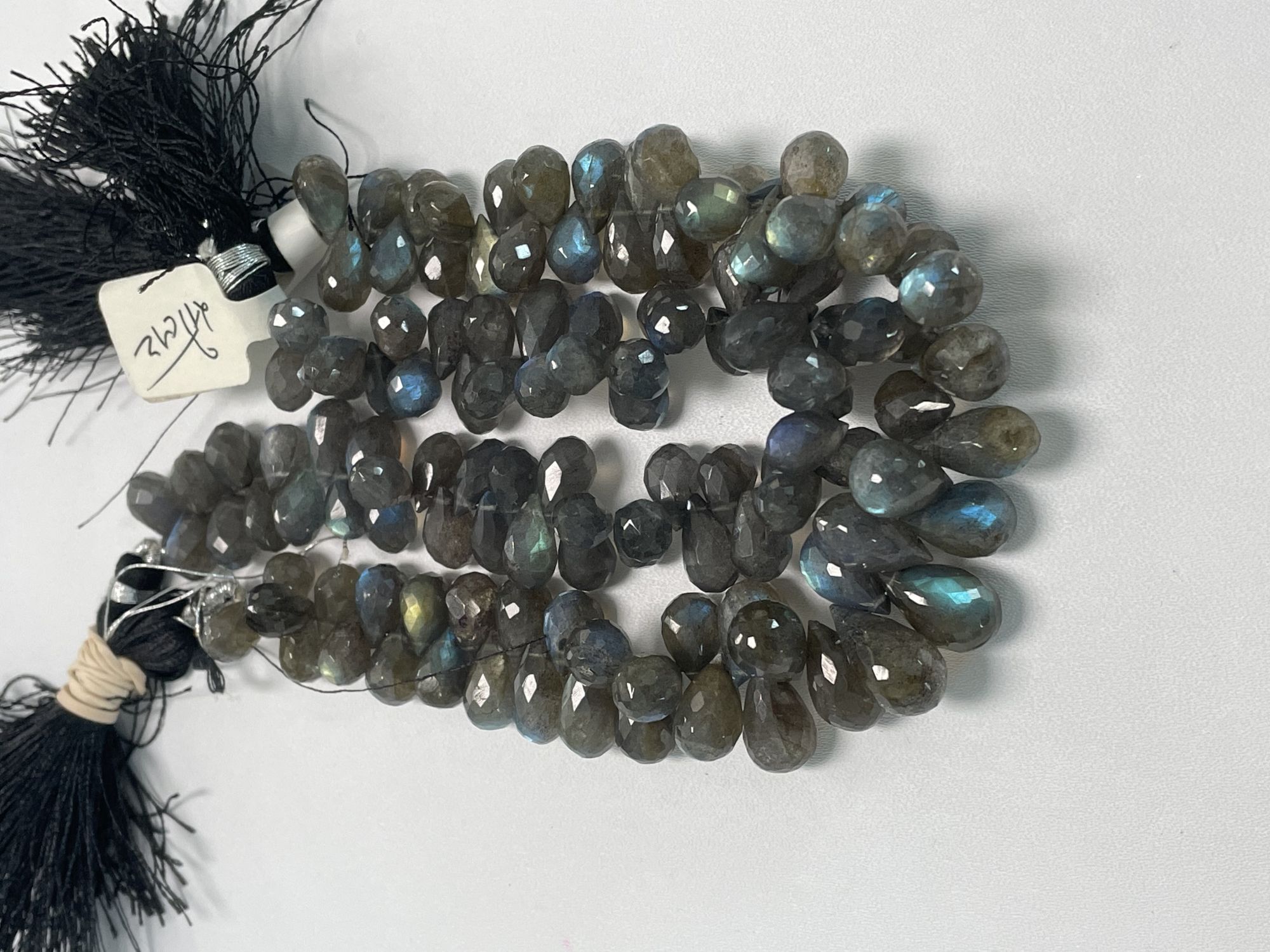 Labradorite Drop Faceted