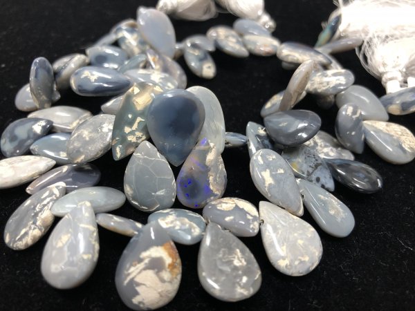 Lightning Ridge Australian Opal Pears Smooth