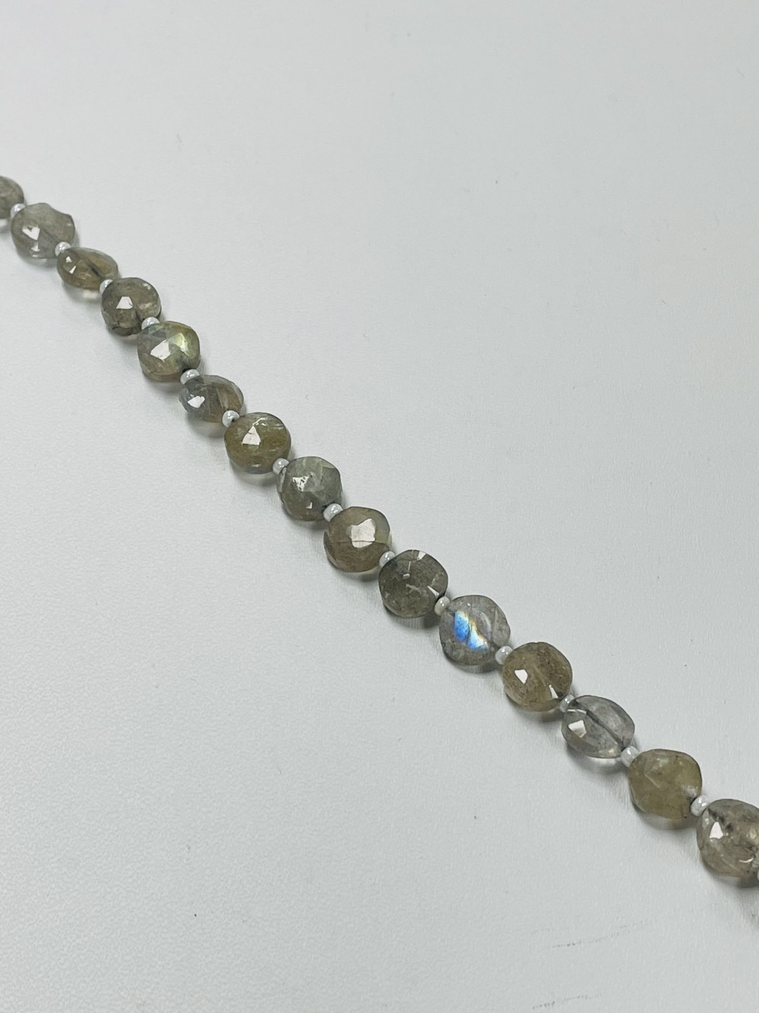 Labradorite Coin Faceted