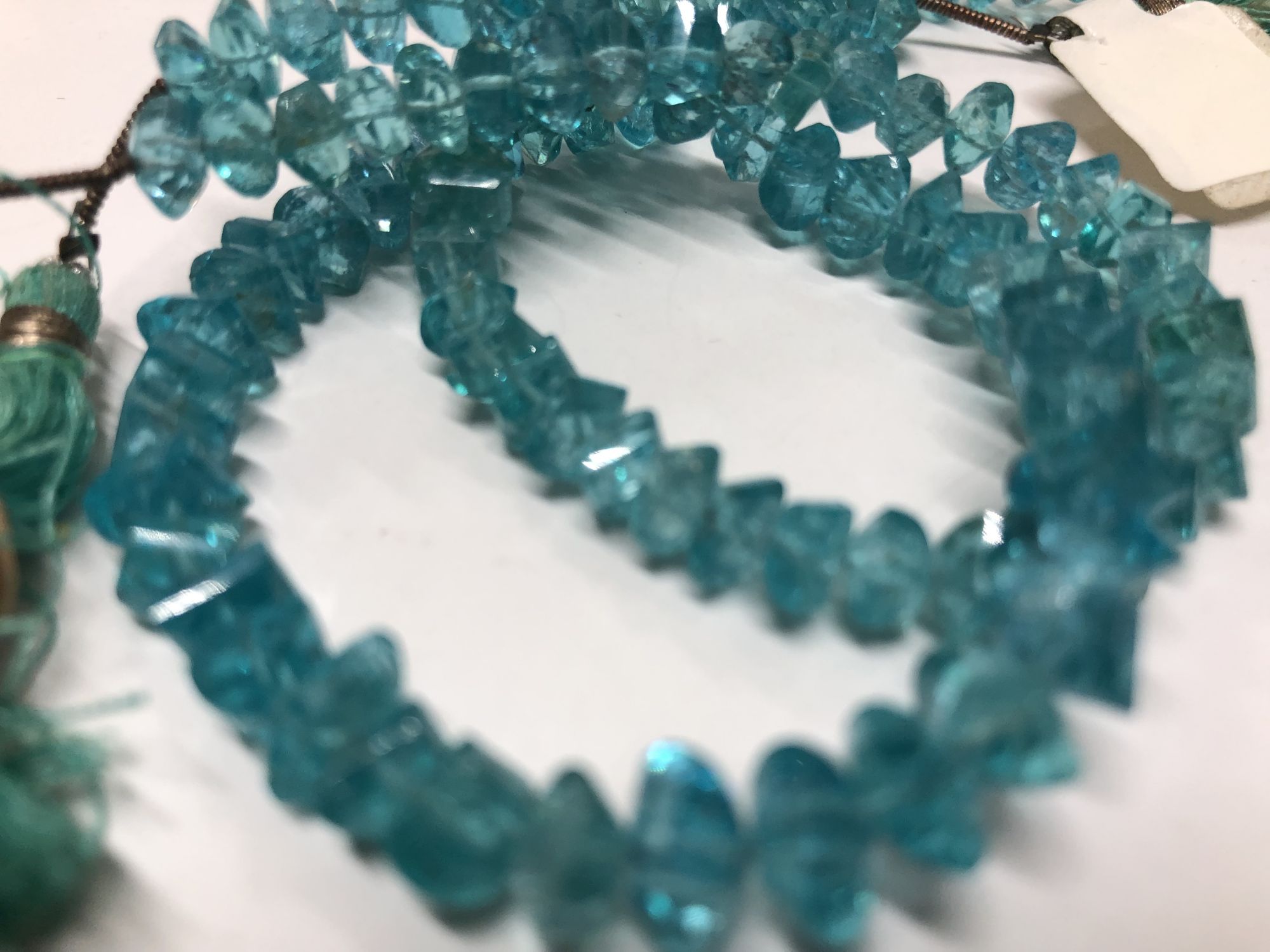 Apatite Twisted Cube Faceted