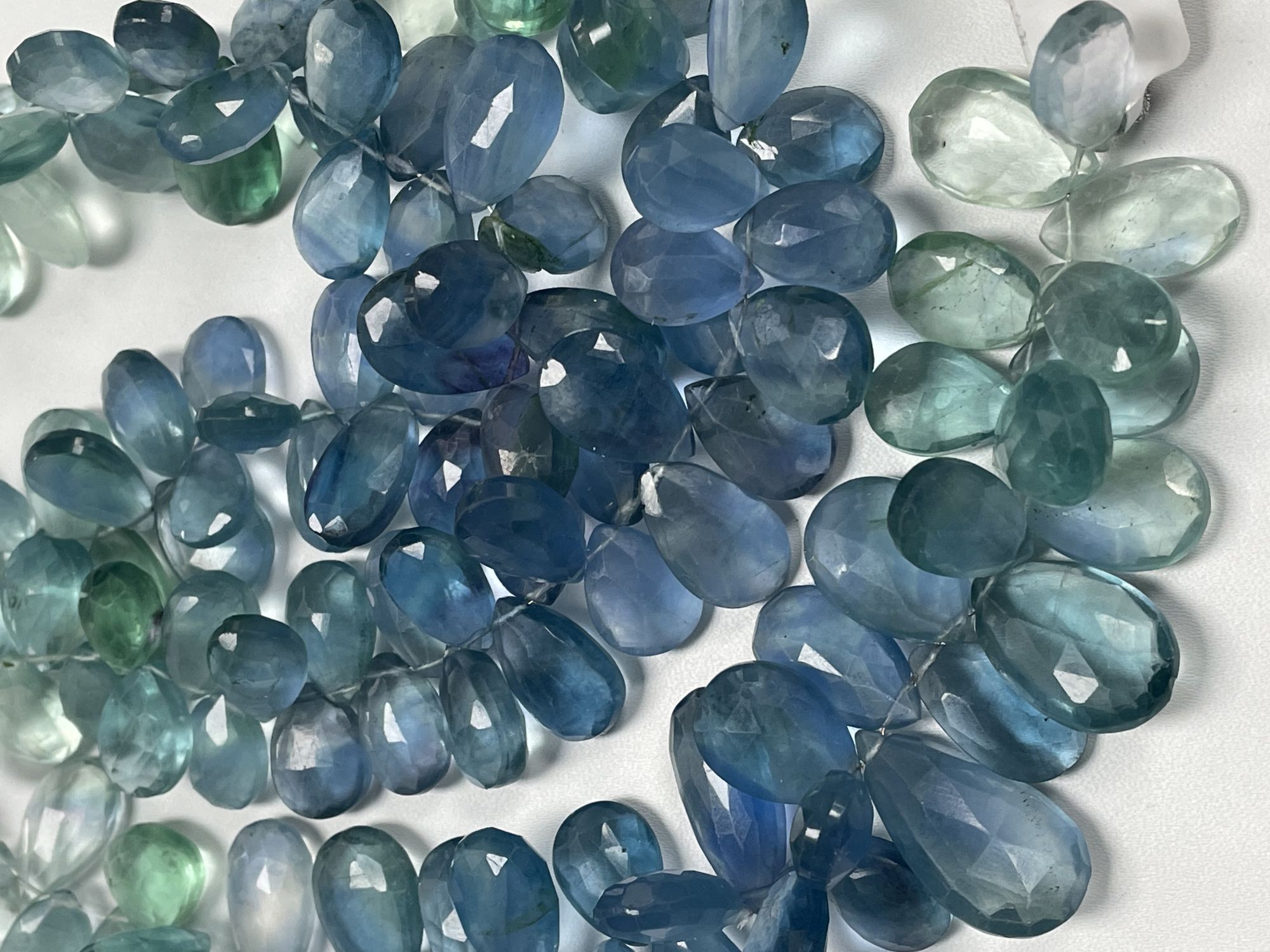 Fluorite Pear Faceted