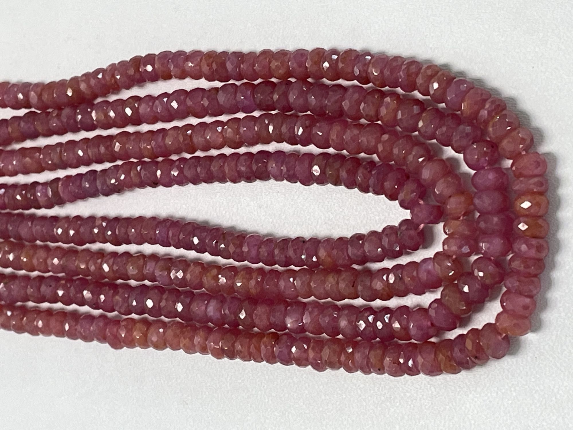 Pink Sapphire Rondelle Faceted