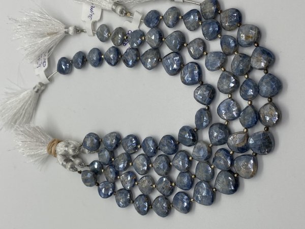 Coated Kyanite Heart Faceted