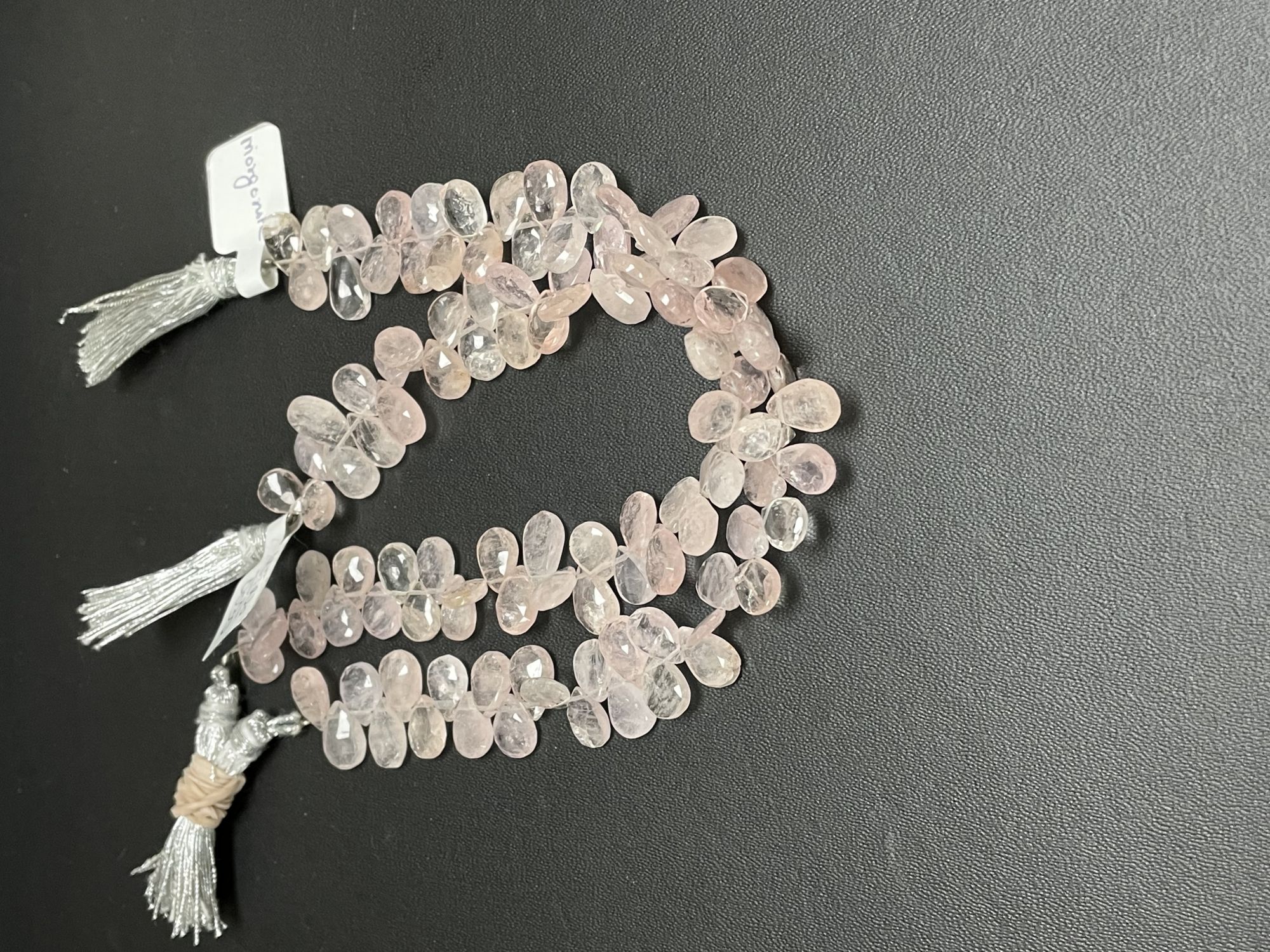 Morganite Pear Faceted