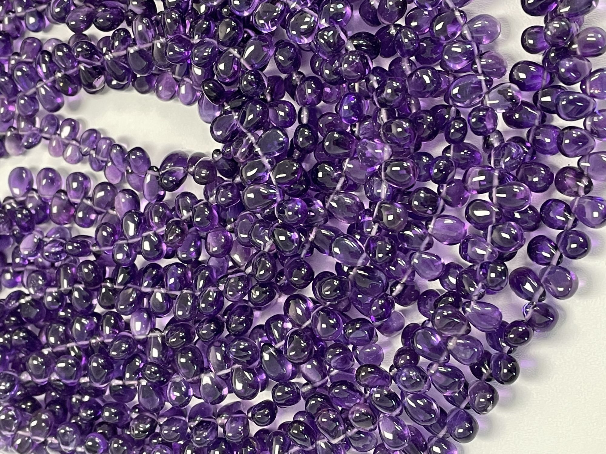 Purple Amethyst Drop Smooth