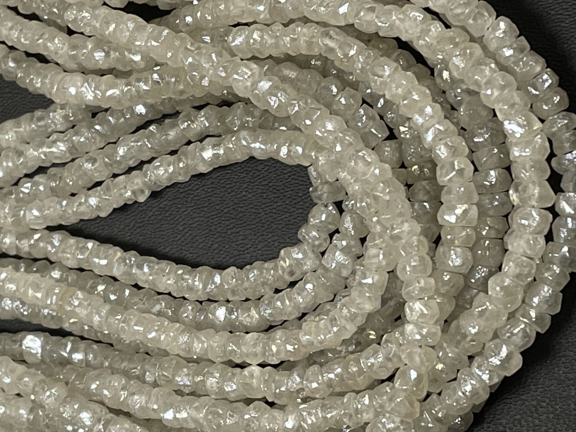 Zircon Rondelle Organic Cut Faceted