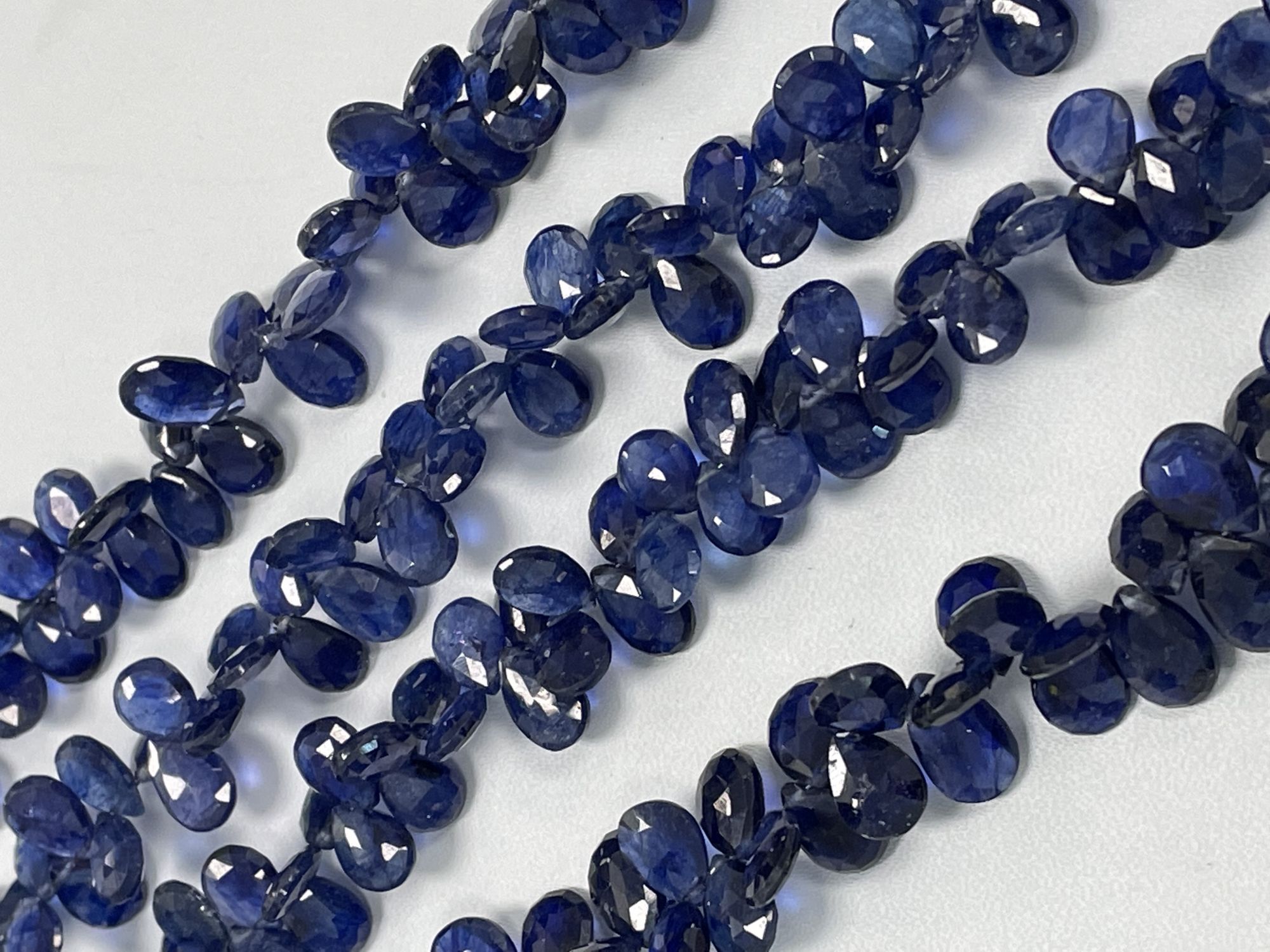 Blue Sapphire Pear Faceted