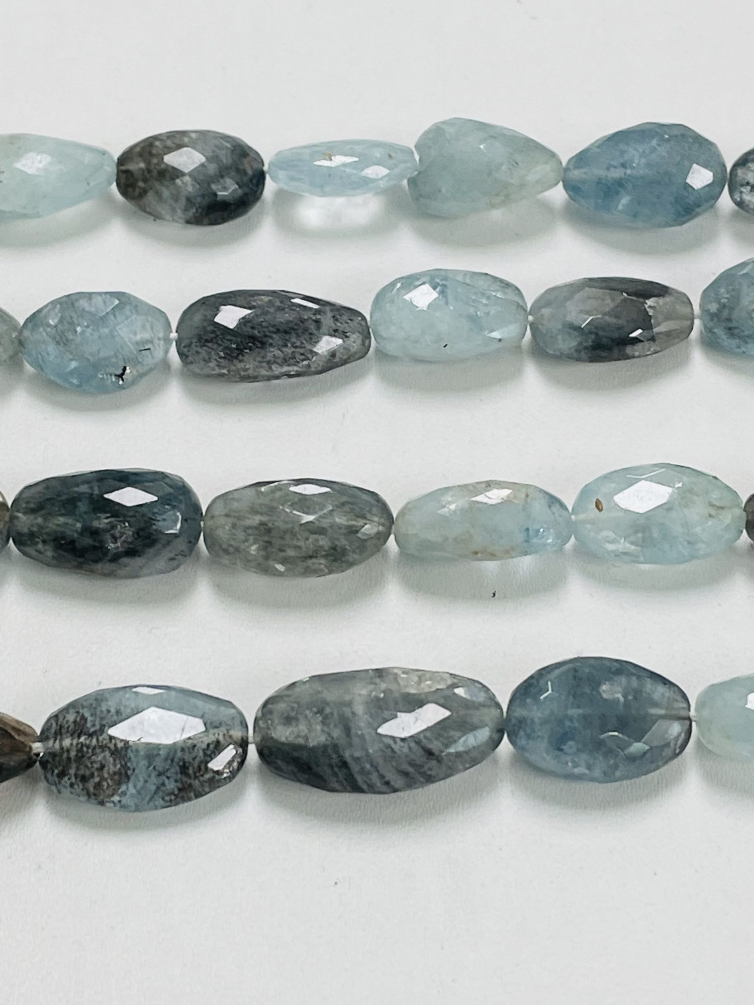 Copper Aquamarine Nugget Faceted