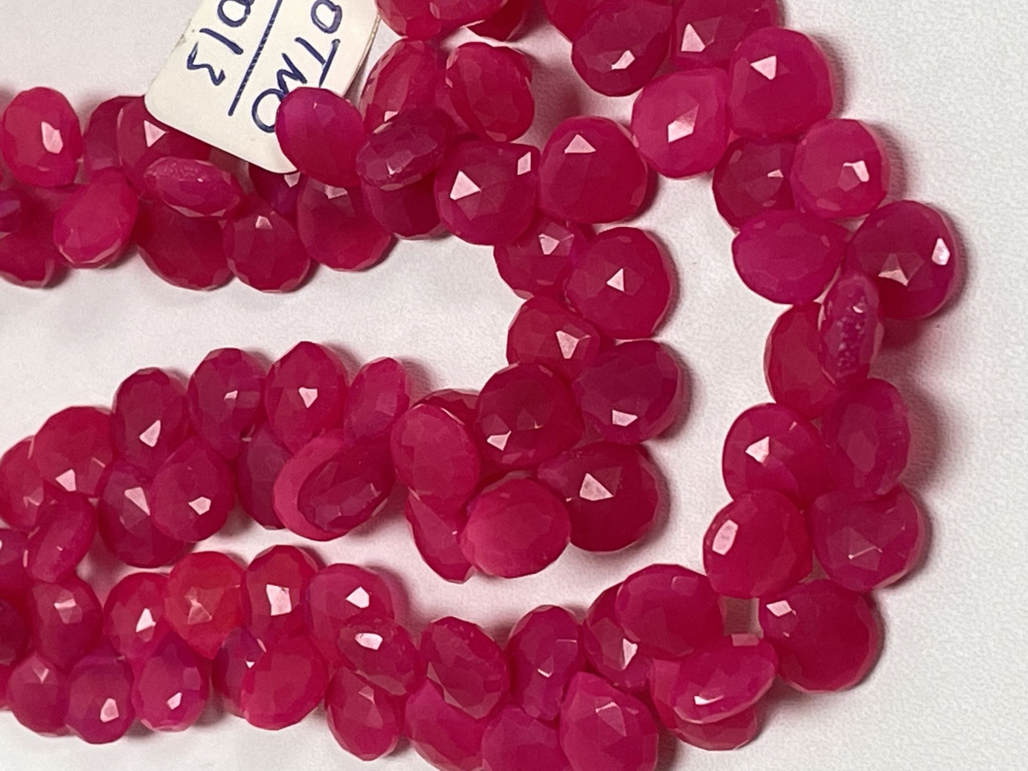 Chalcedony Heart Faceted