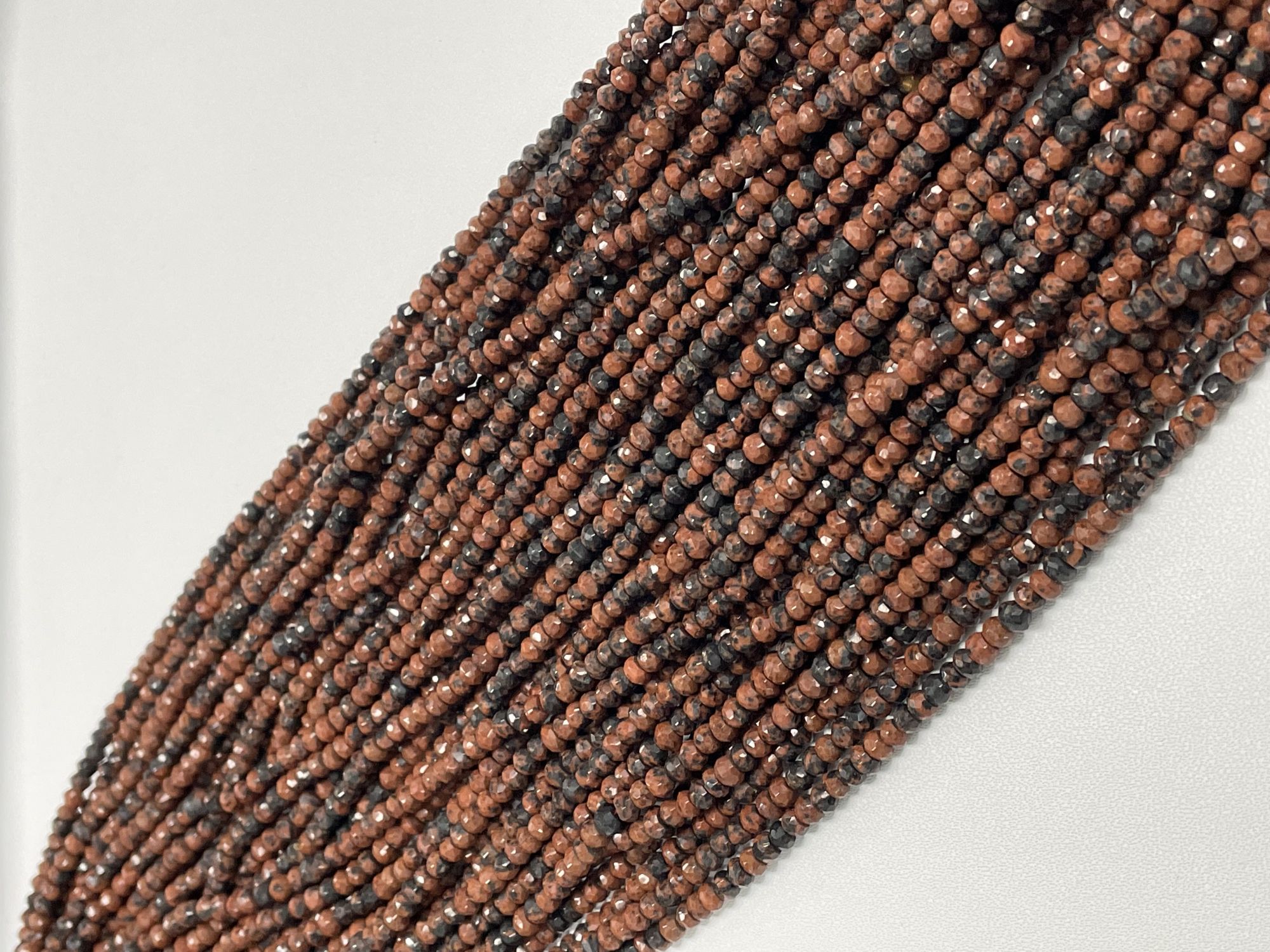 Jasper Rondelle Faceted