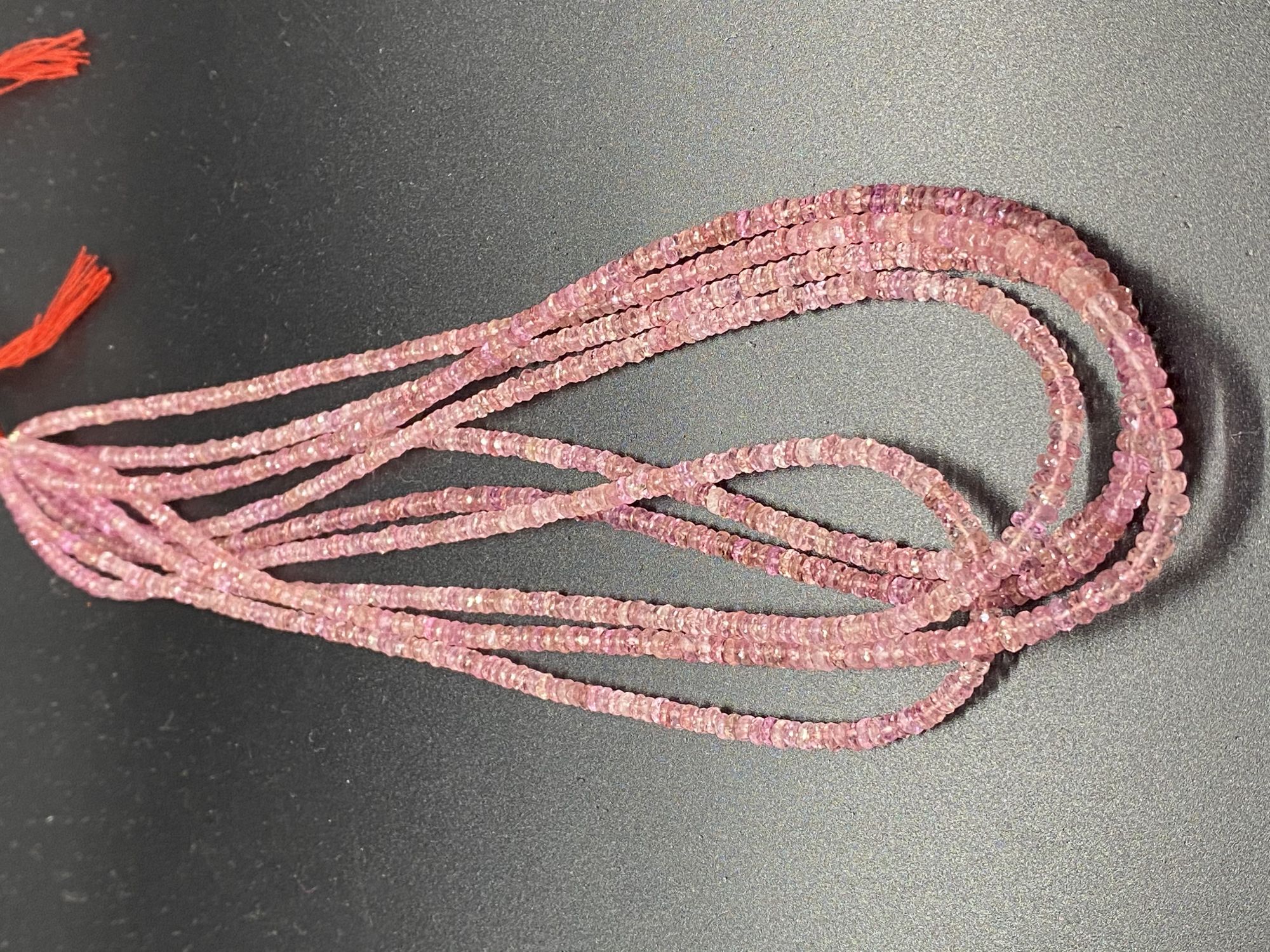 Natural Tourmaline Rondelles Faceted