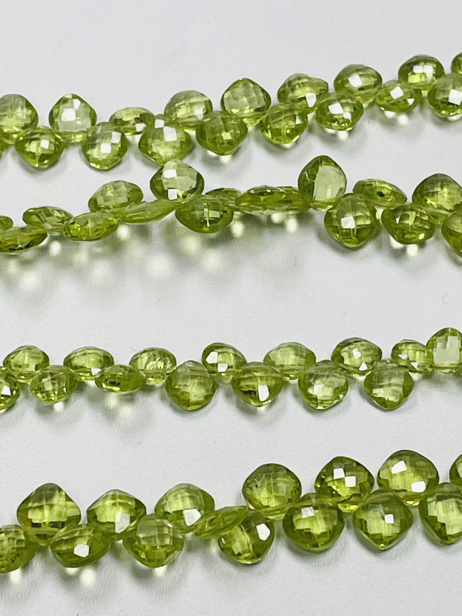 Peridot Cushion Faceted