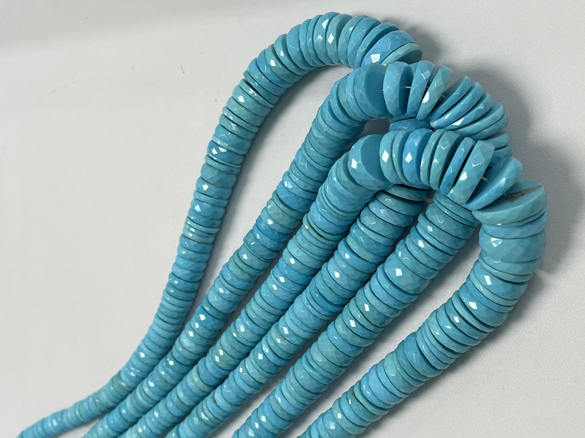 Turquoise Tire Faceted