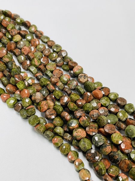 Jasper Coin Faceted