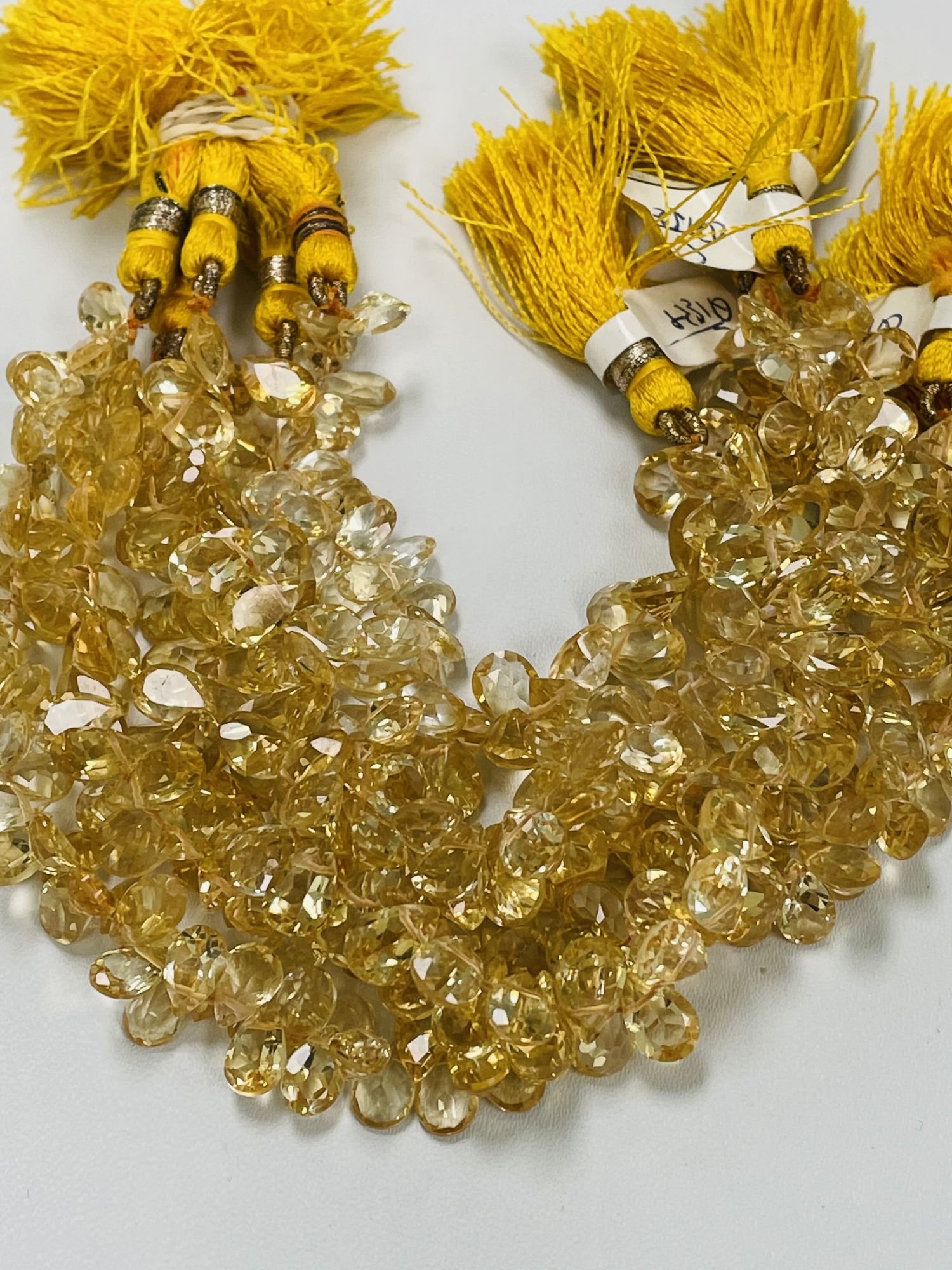 Citrine Pear Cut Stone Faceted