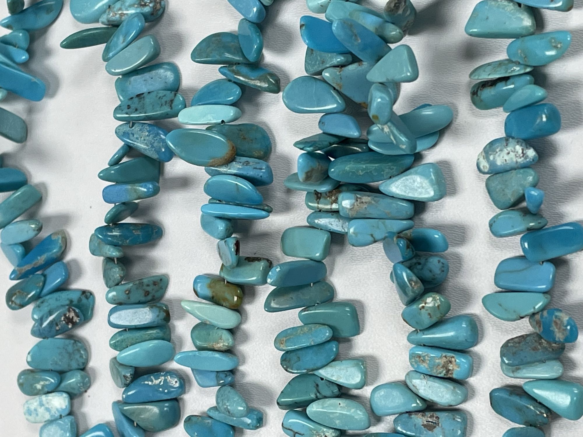 Turquoise Funky Cut Smooth