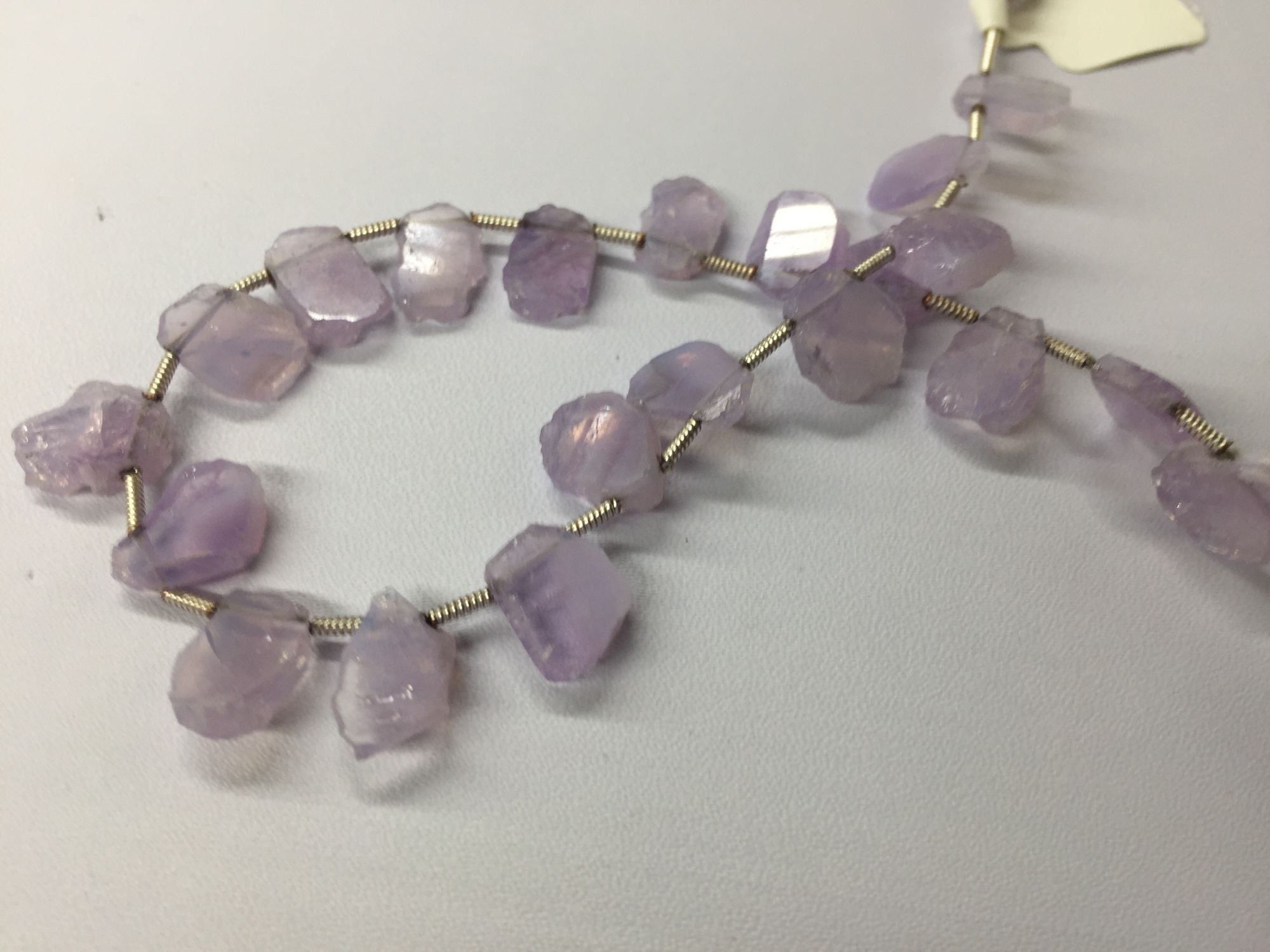 Scorolite Lavender Quartz Slices