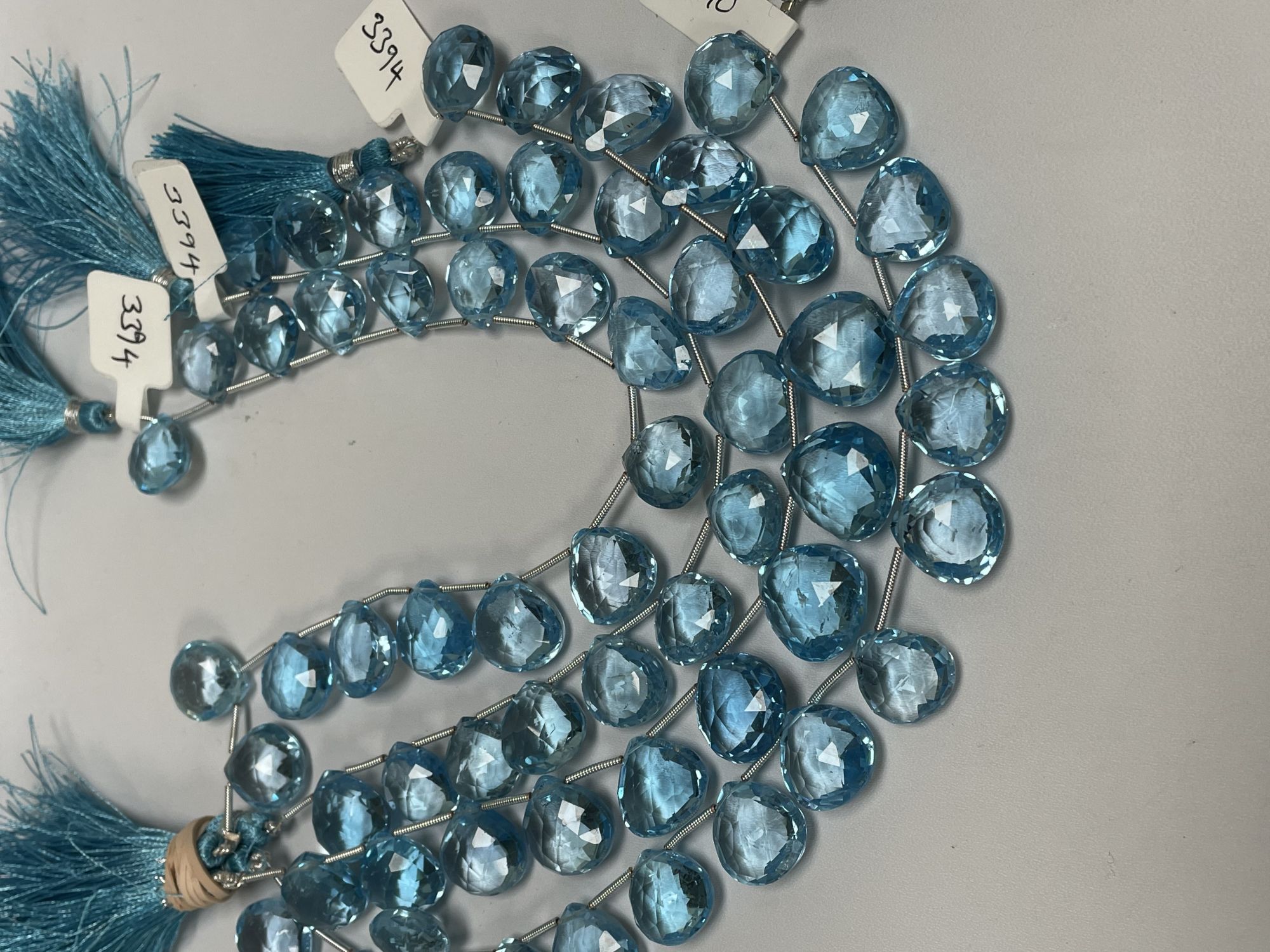 Sky Blue Topaz Heart Faceted