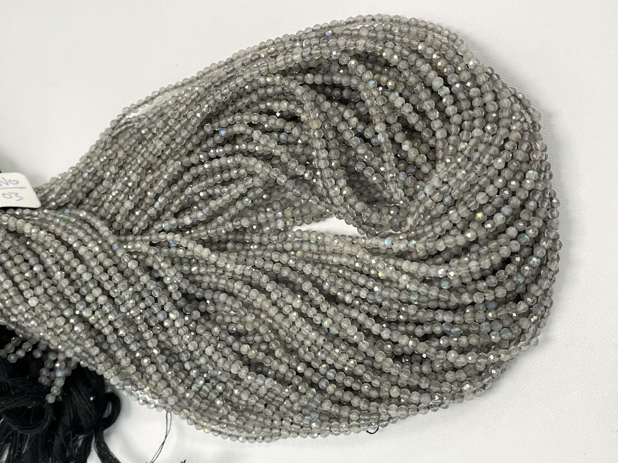 Labradorite Rondelle Faceted