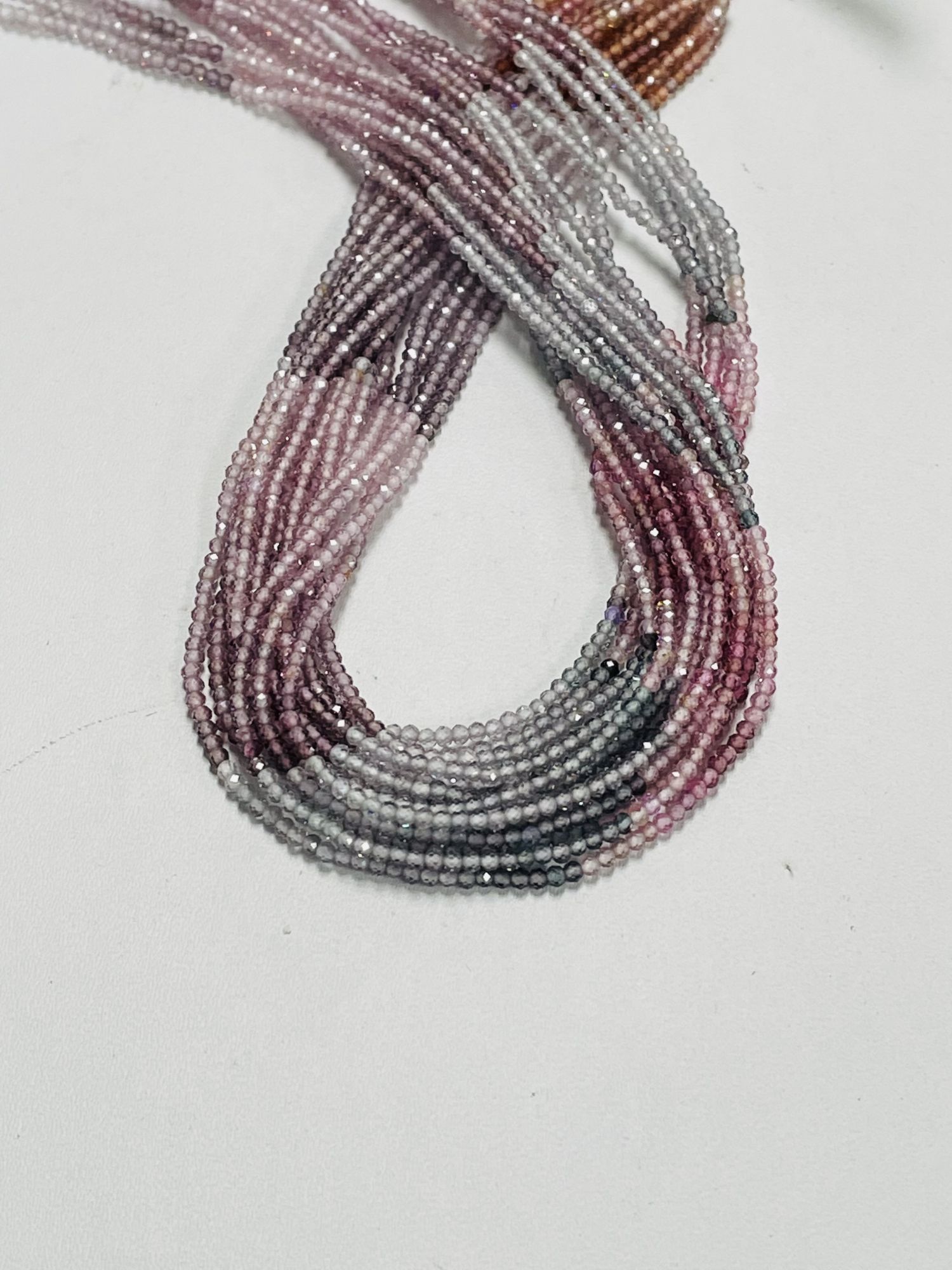 Multi color Spinel Rondelle Faceted