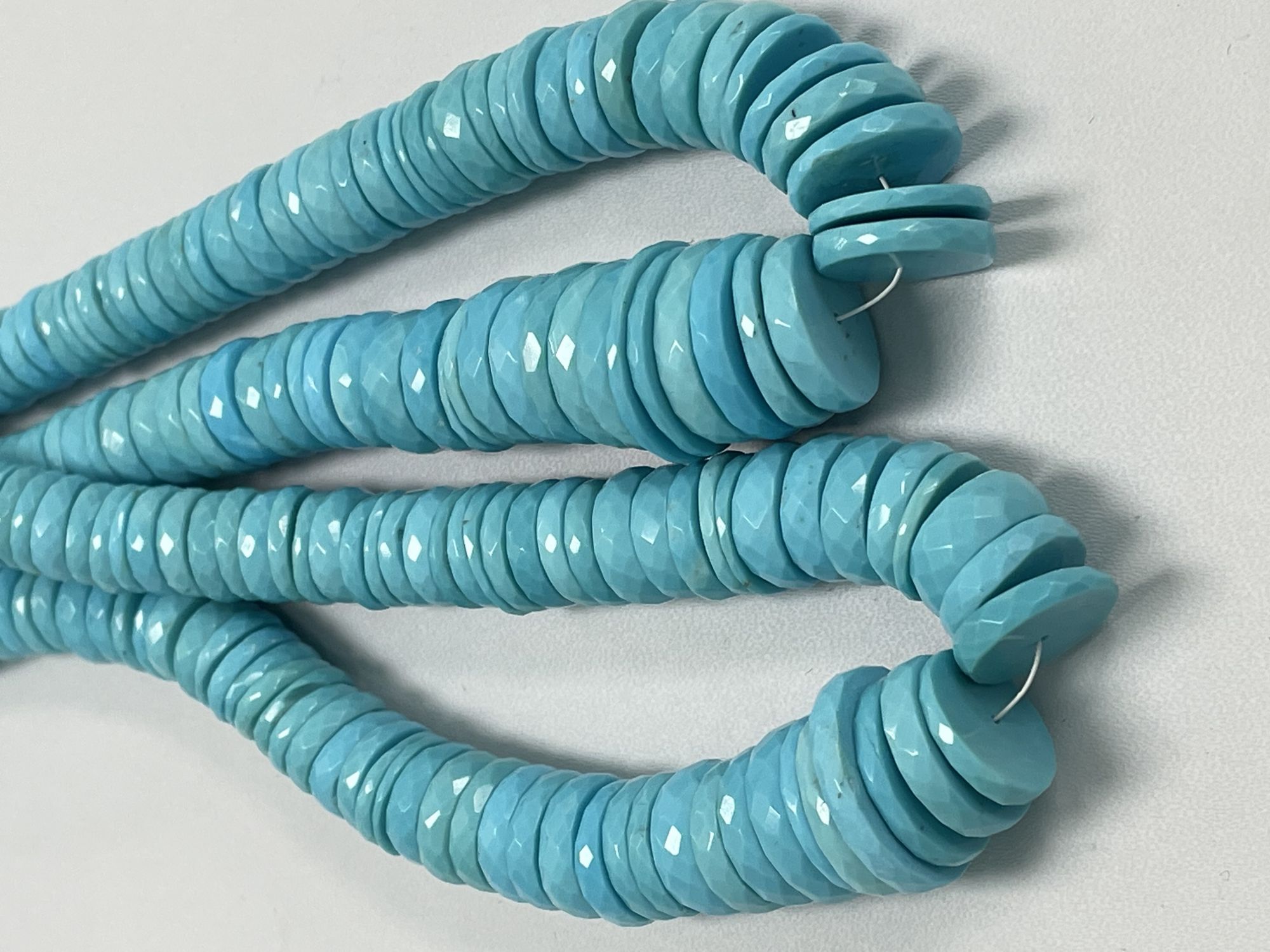 Turquoise Tire Faceted
