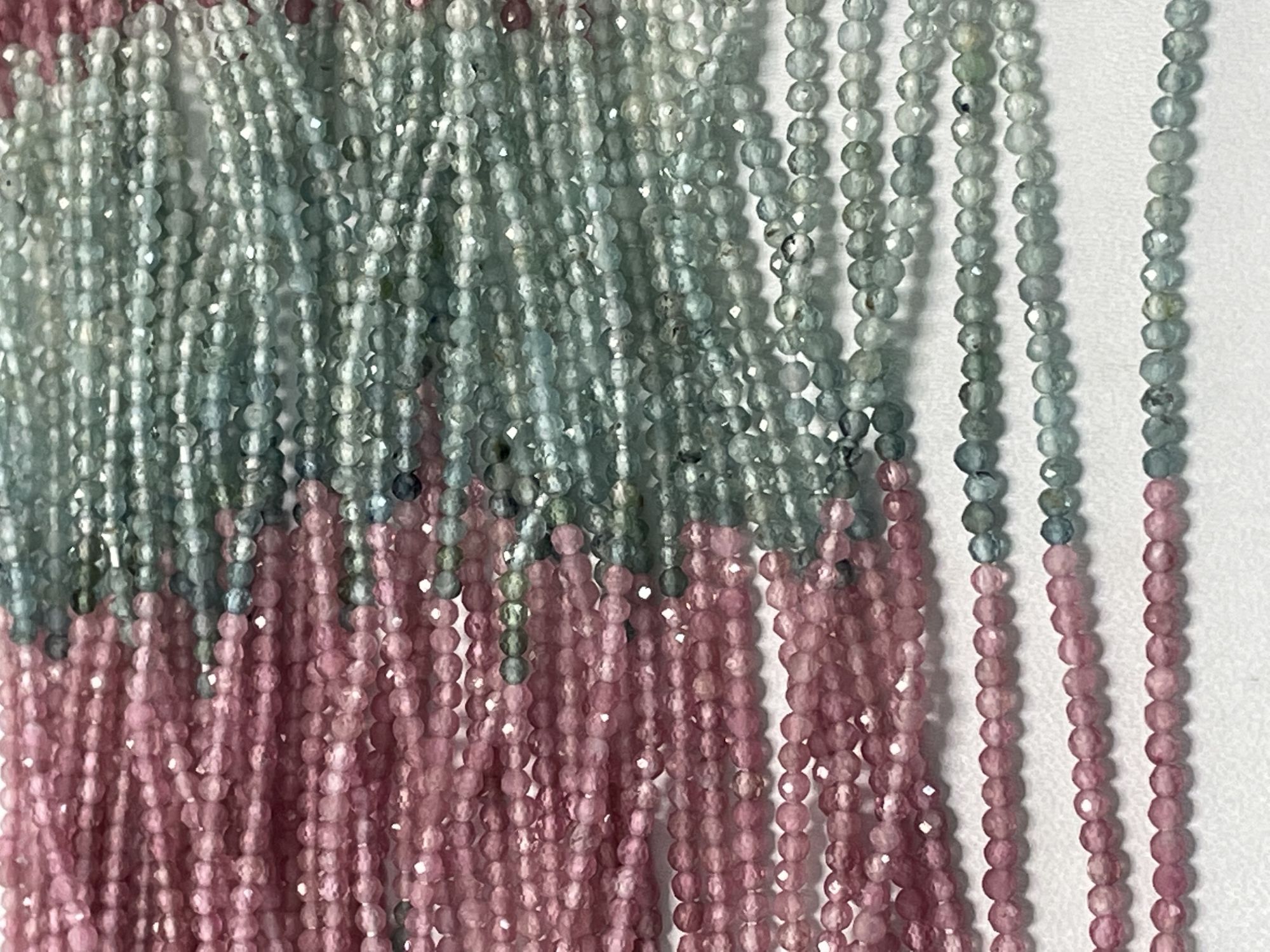 Multi Tourmaline Rondelle Faceted