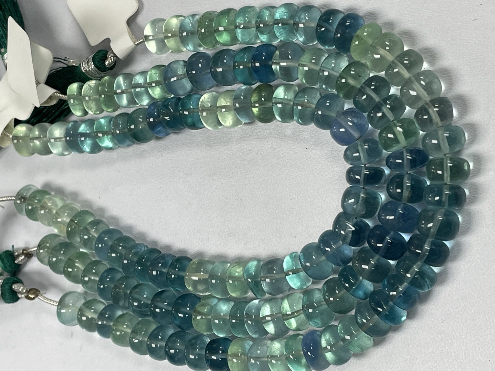 Fluorite Rondelle Smooth