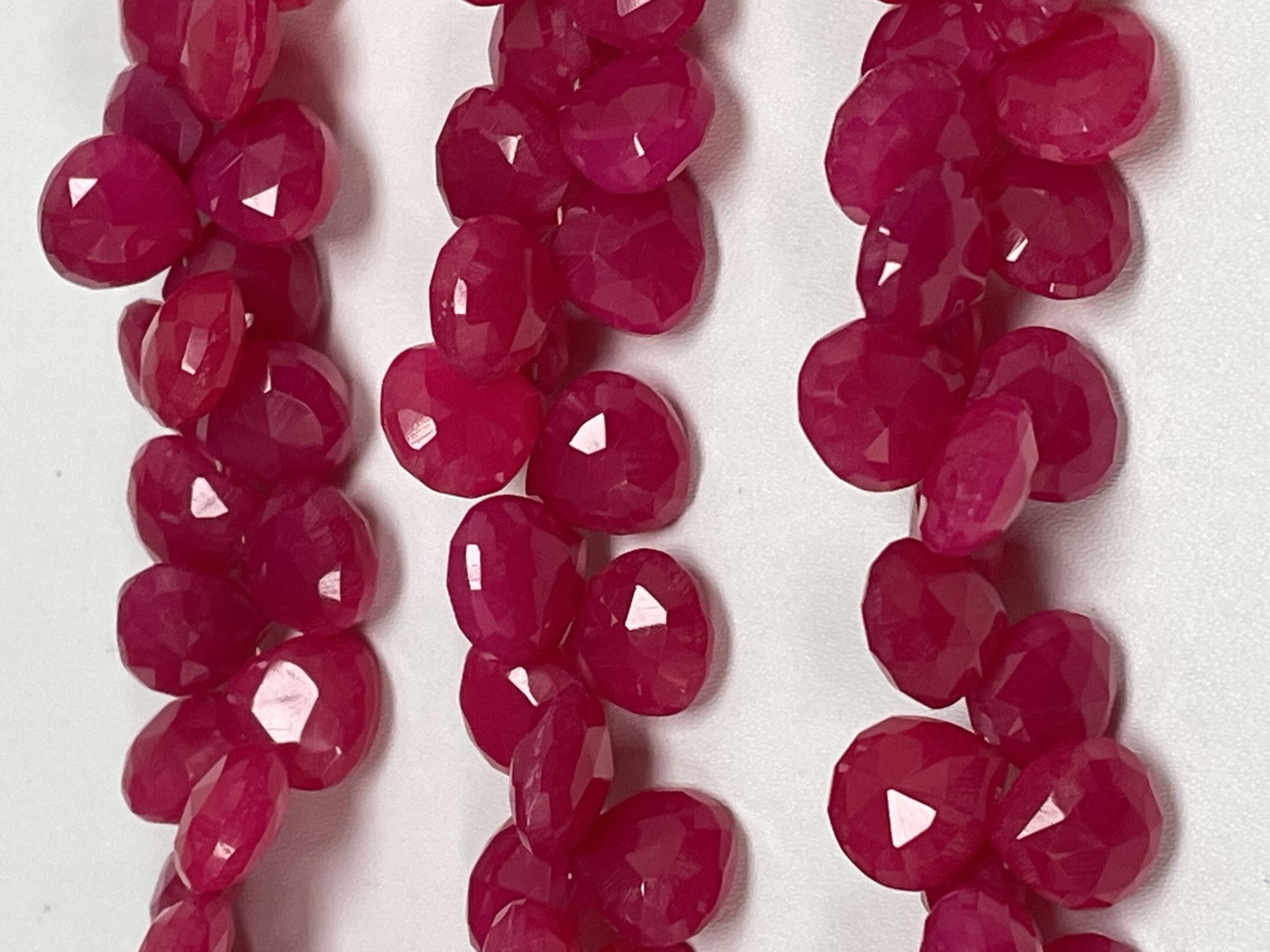 Pink Chalcedony Heart Faceted