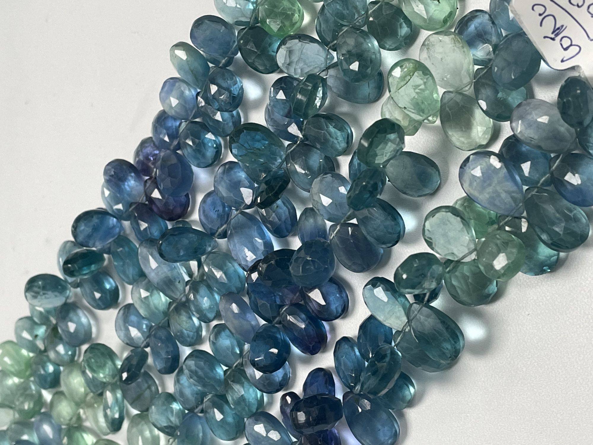 Fluorite Pear Faceted