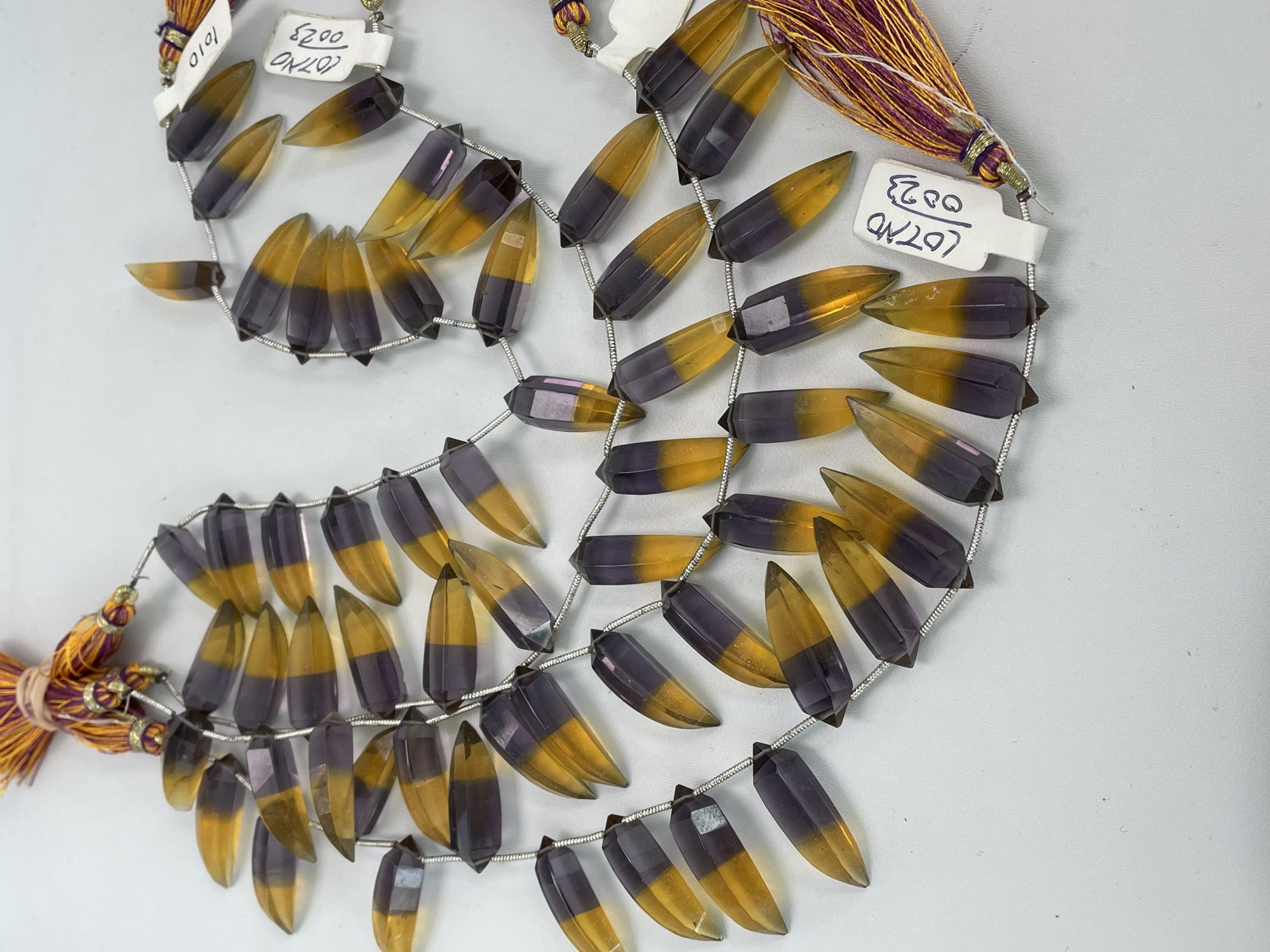 Ametrine Hydro Quartz Okra Faceted