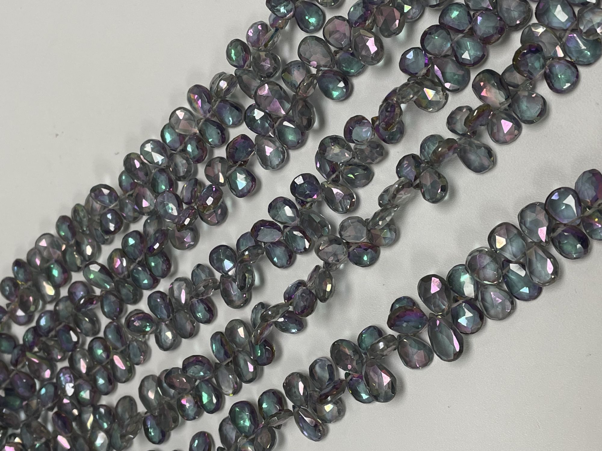 Mystic Topaz Pear Faceted