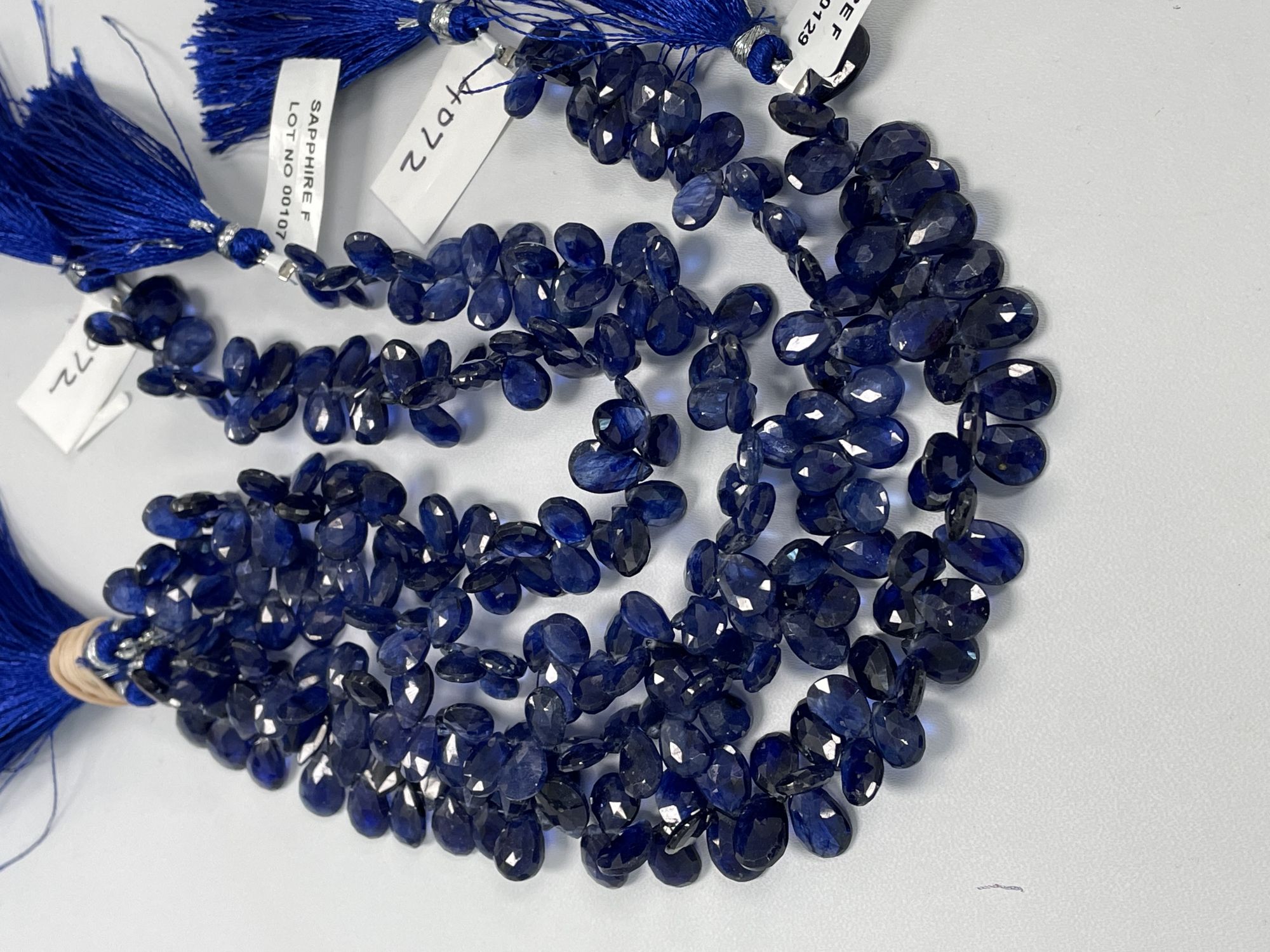 Blue Sapphire Pear Faceted