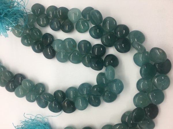 Grandidierite Hearts  smooth