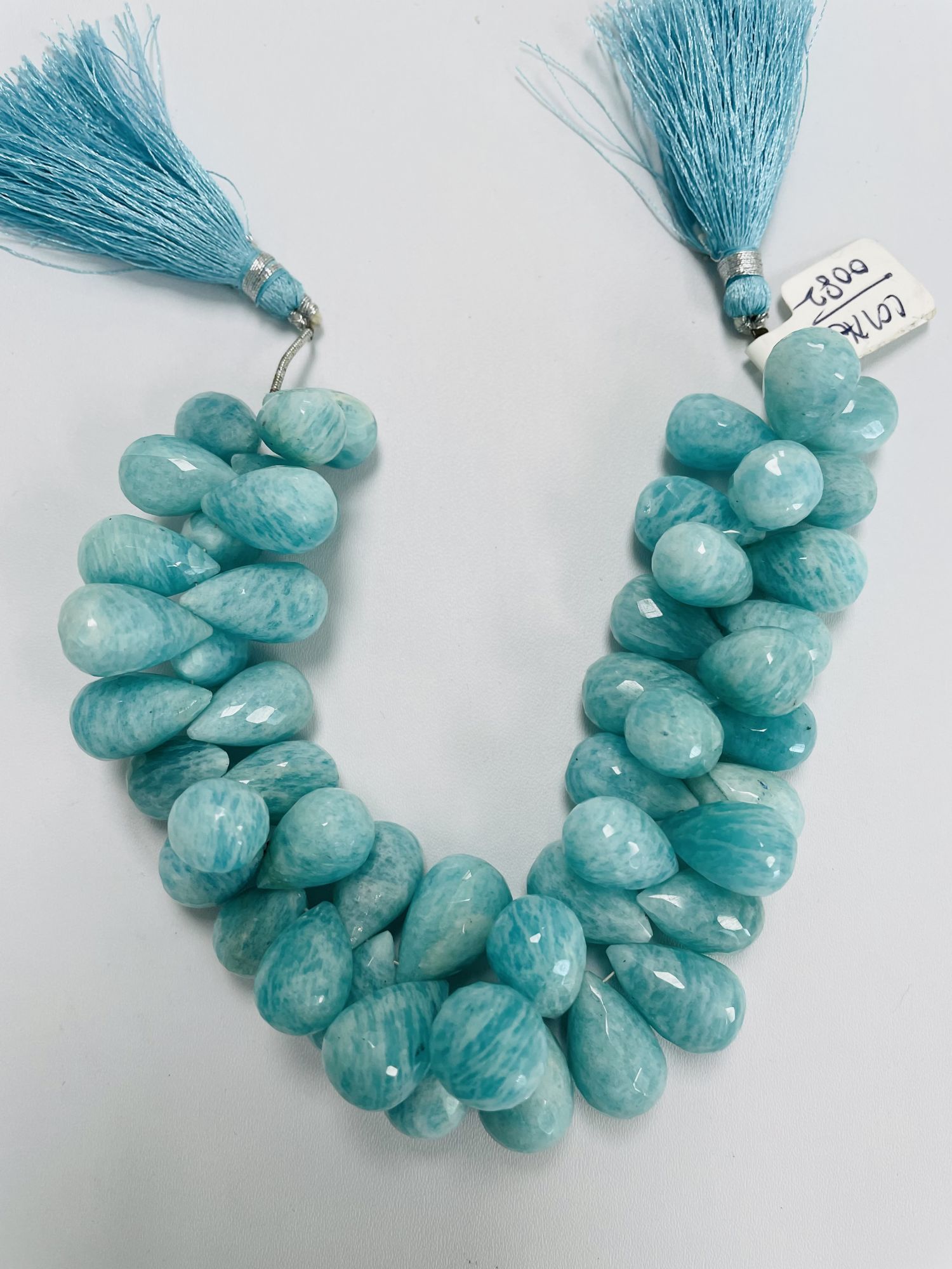 Amazonite Drops Faceted