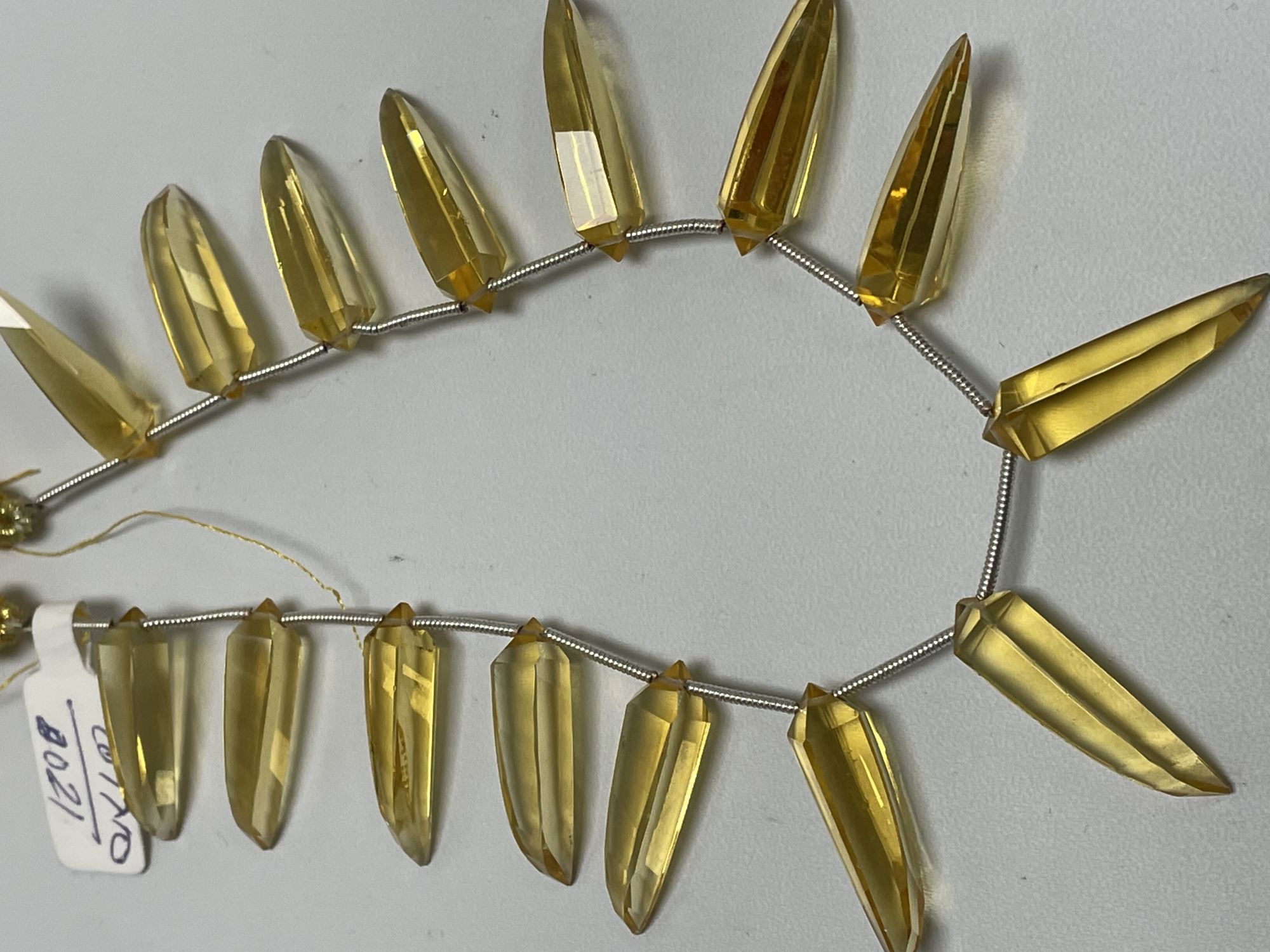 Yellow Hydro Quartz Okra Faceted