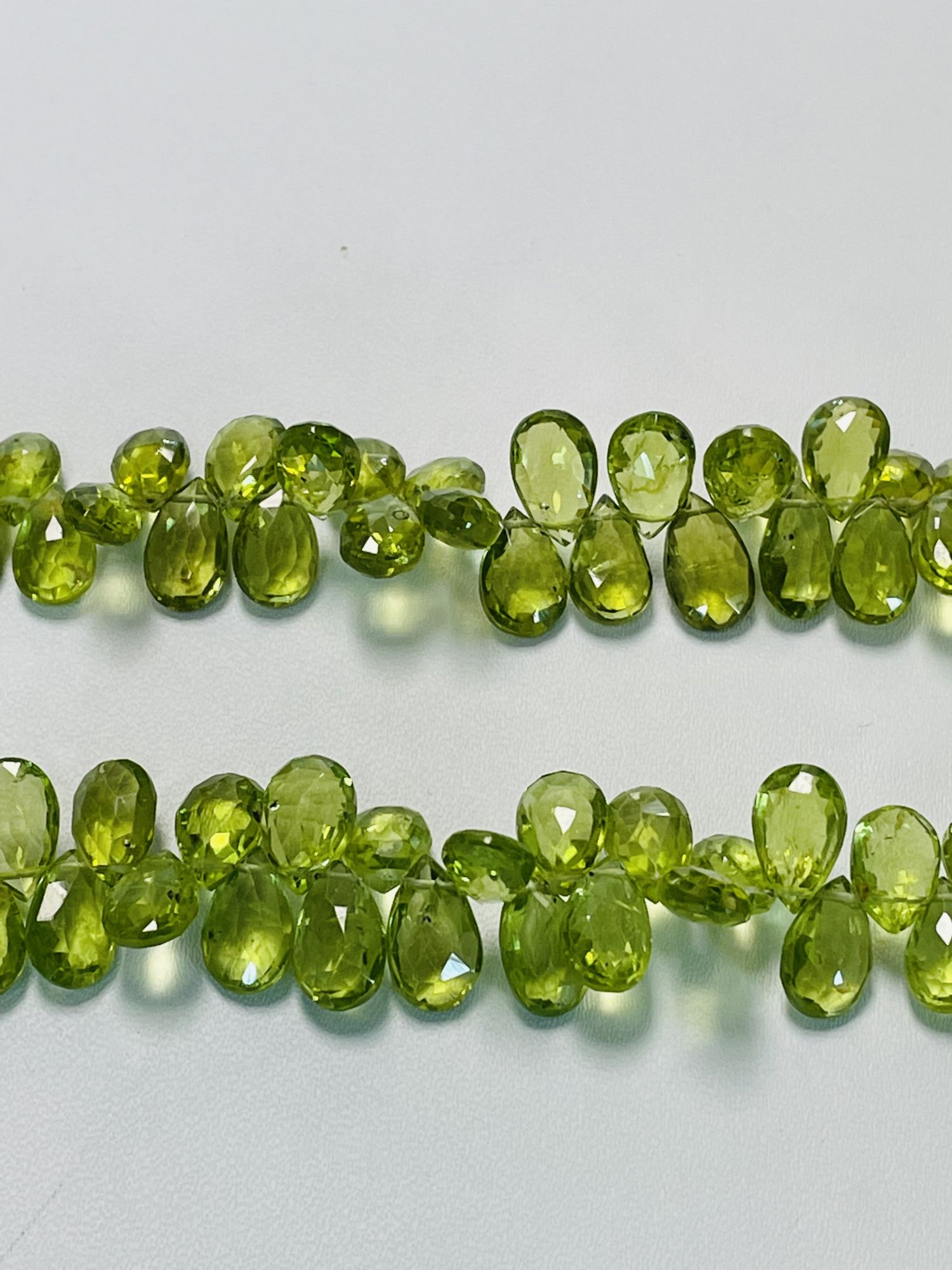 Peridot Pear Faceted