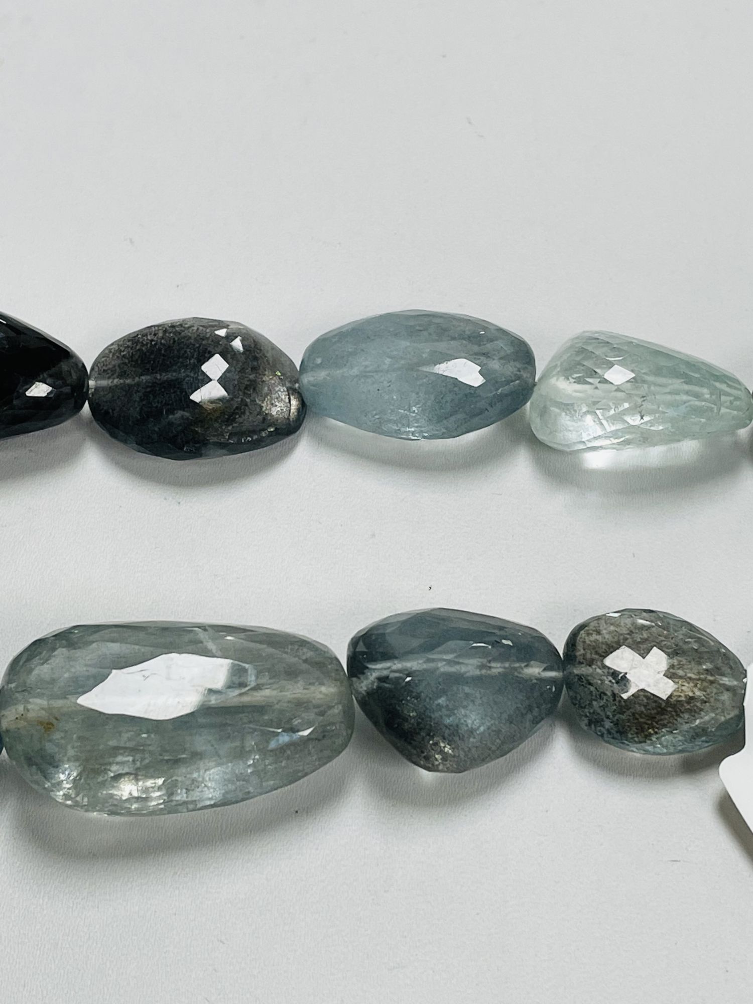 Copper Aquamarine Nugget Faceted