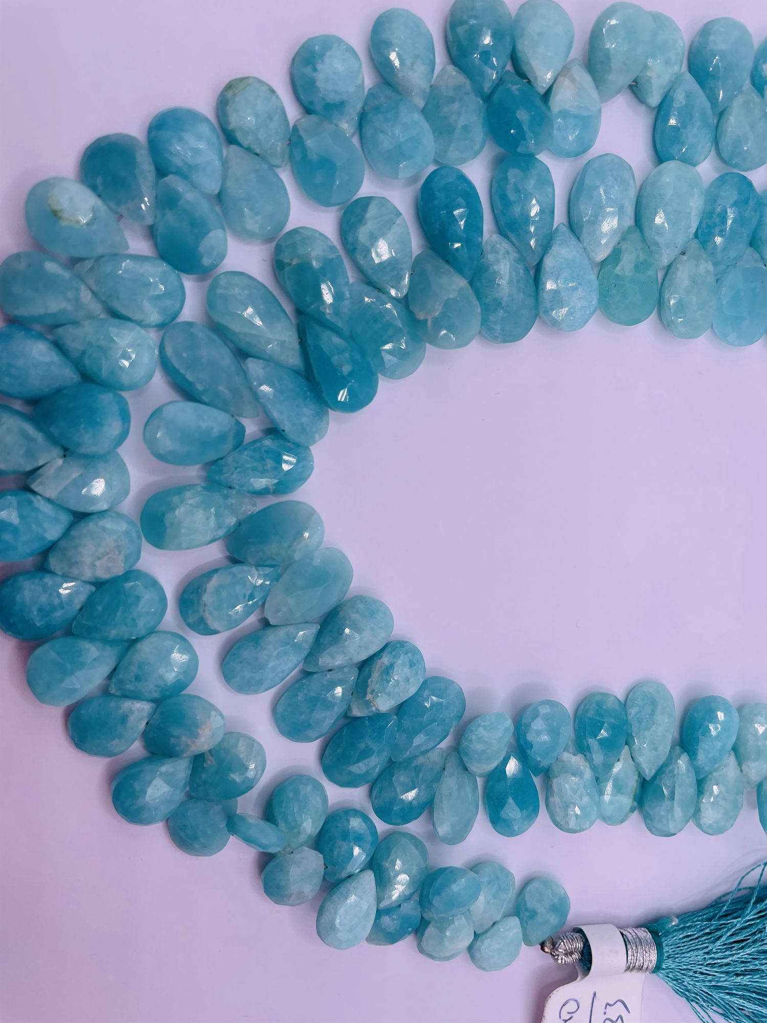 Amazonite Pears Faceted