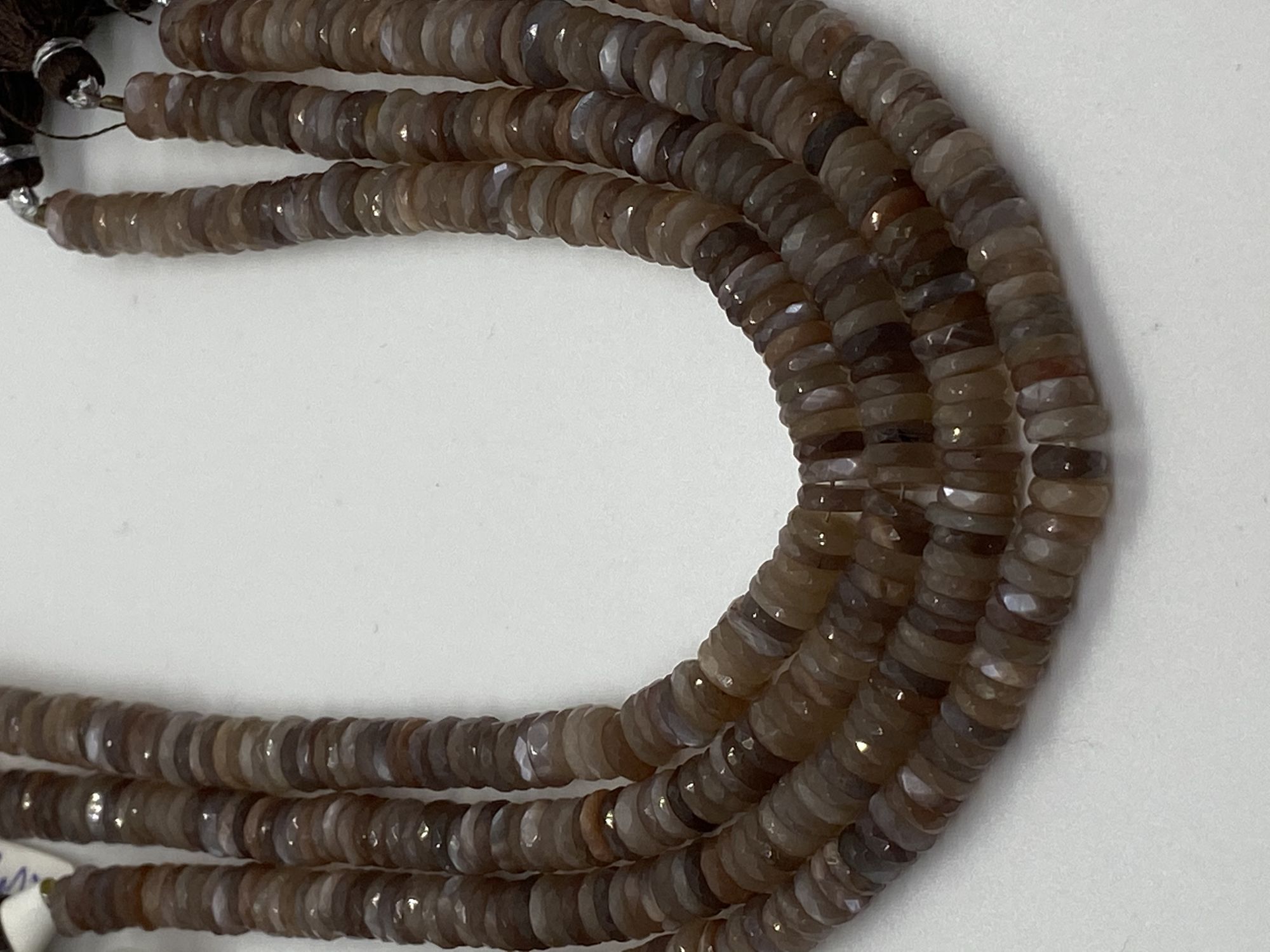 Chocolate Moonstone Tire Faceted