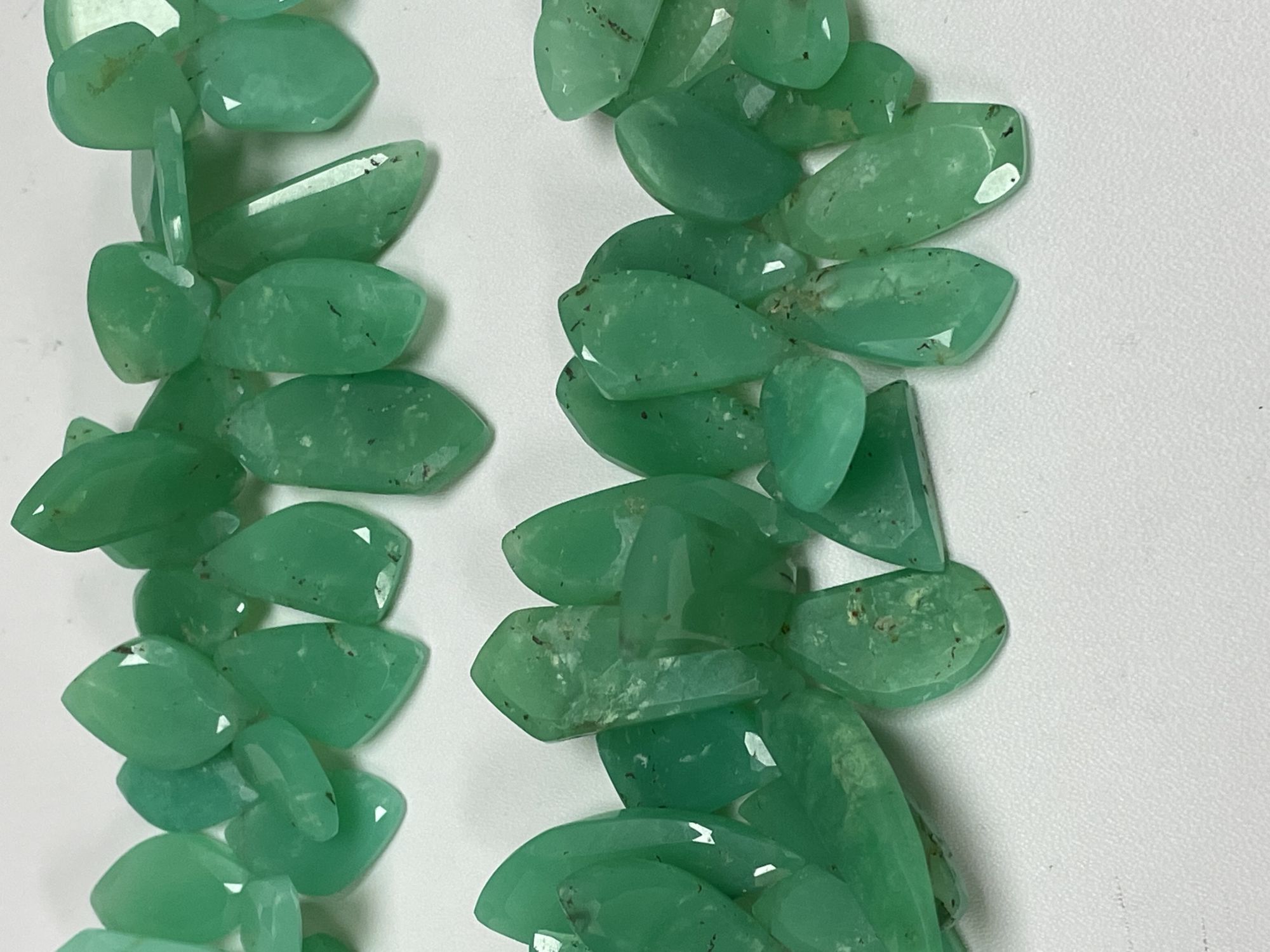 Chrysoprase Funky cut Faceted