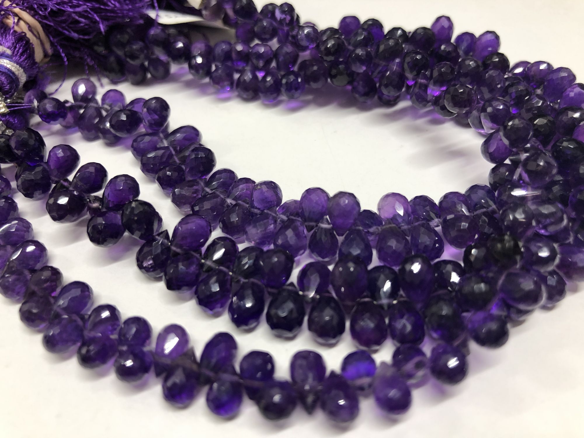 Amethyst Drops Faceted