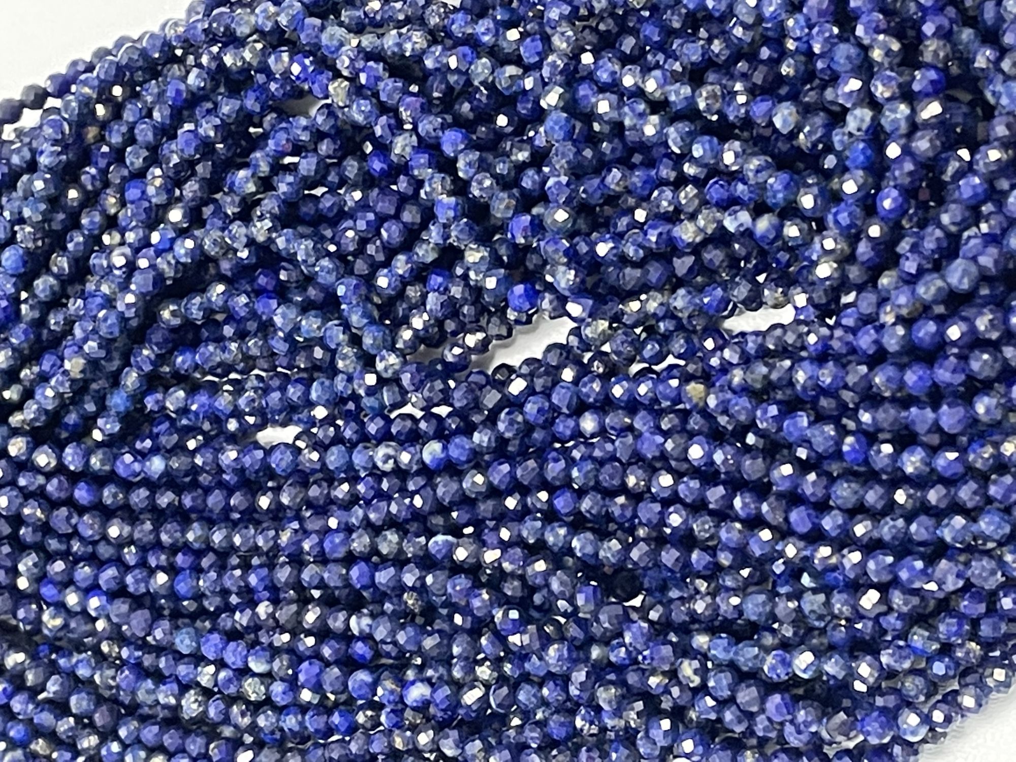 Lapis Lazuli Rondelle Faceted