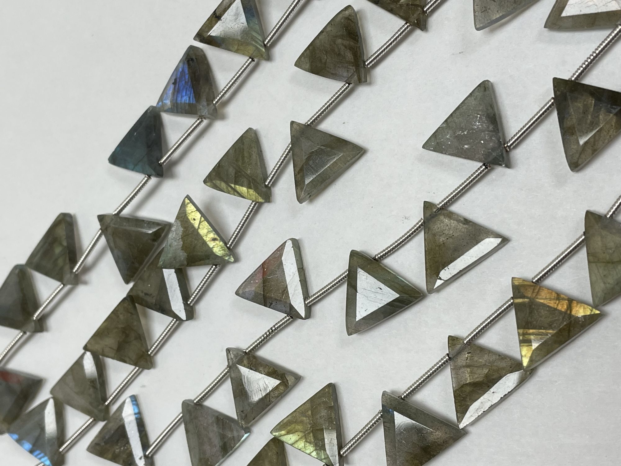 Labradorite Flat Trillion Faceted